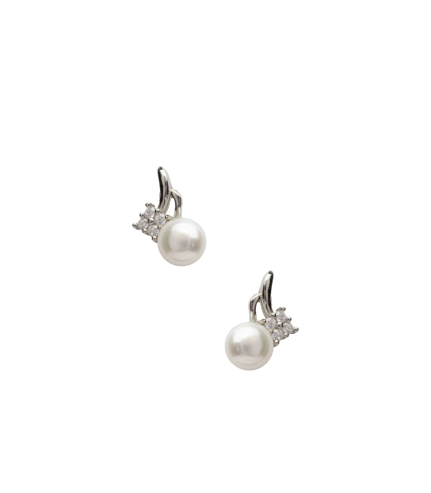 Cute Pearl Tops (Silver)