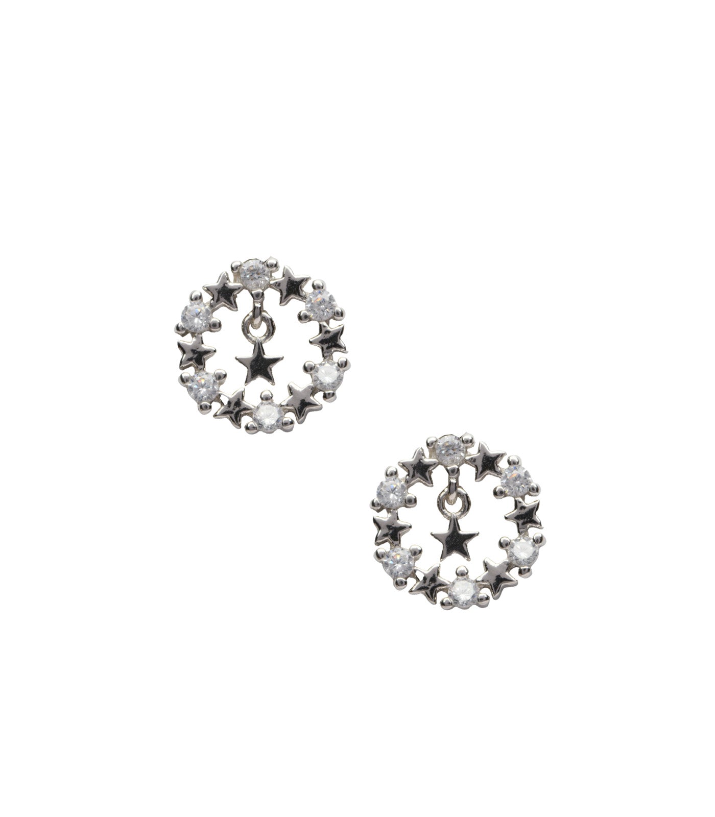 Hanging Star Tops (Silver)