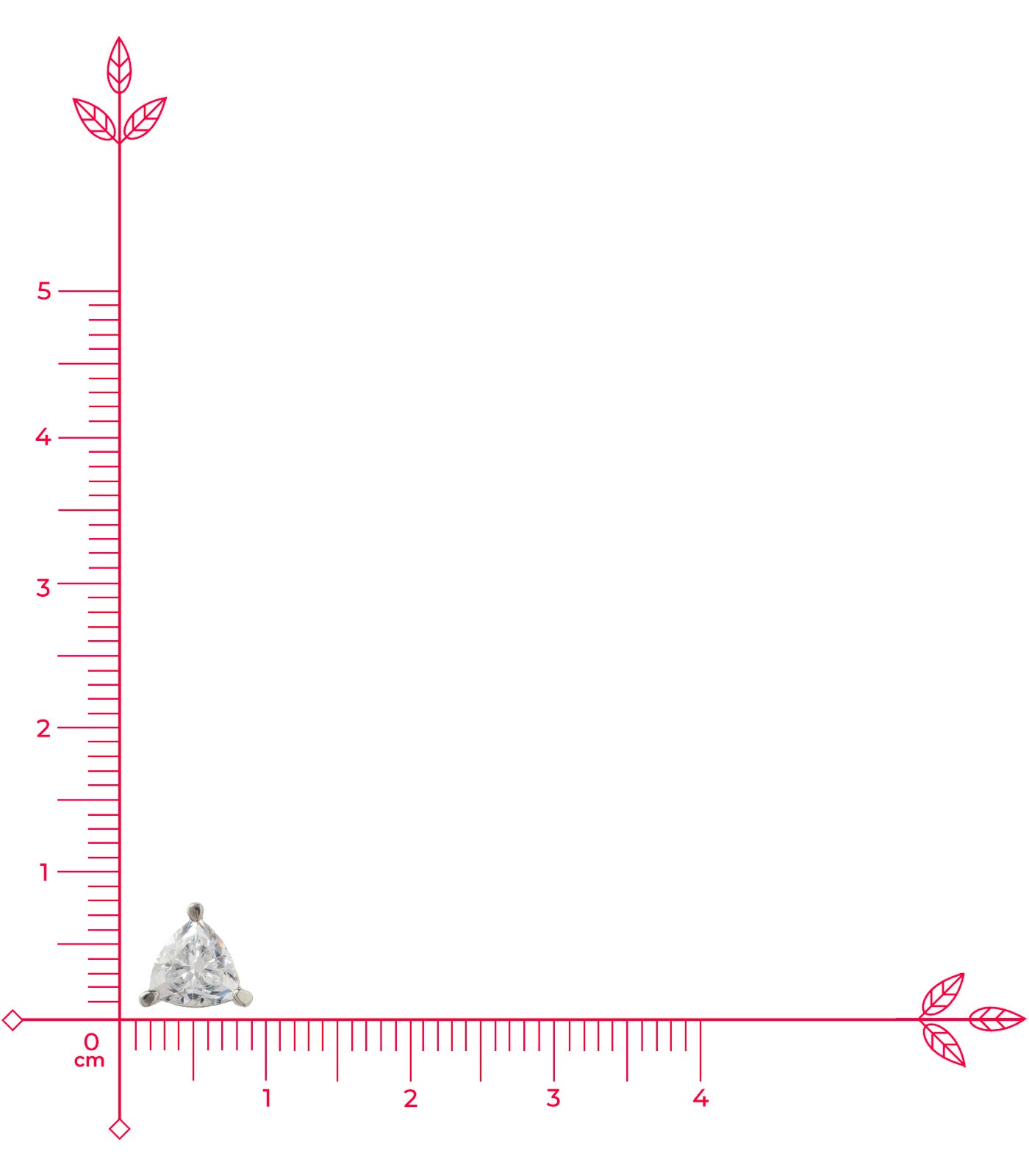 Premium Zircon Triangle Tops