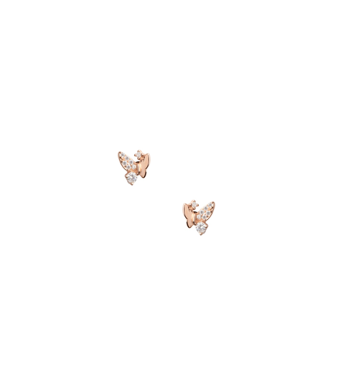 Rosy Butterfly Tops (Silver)