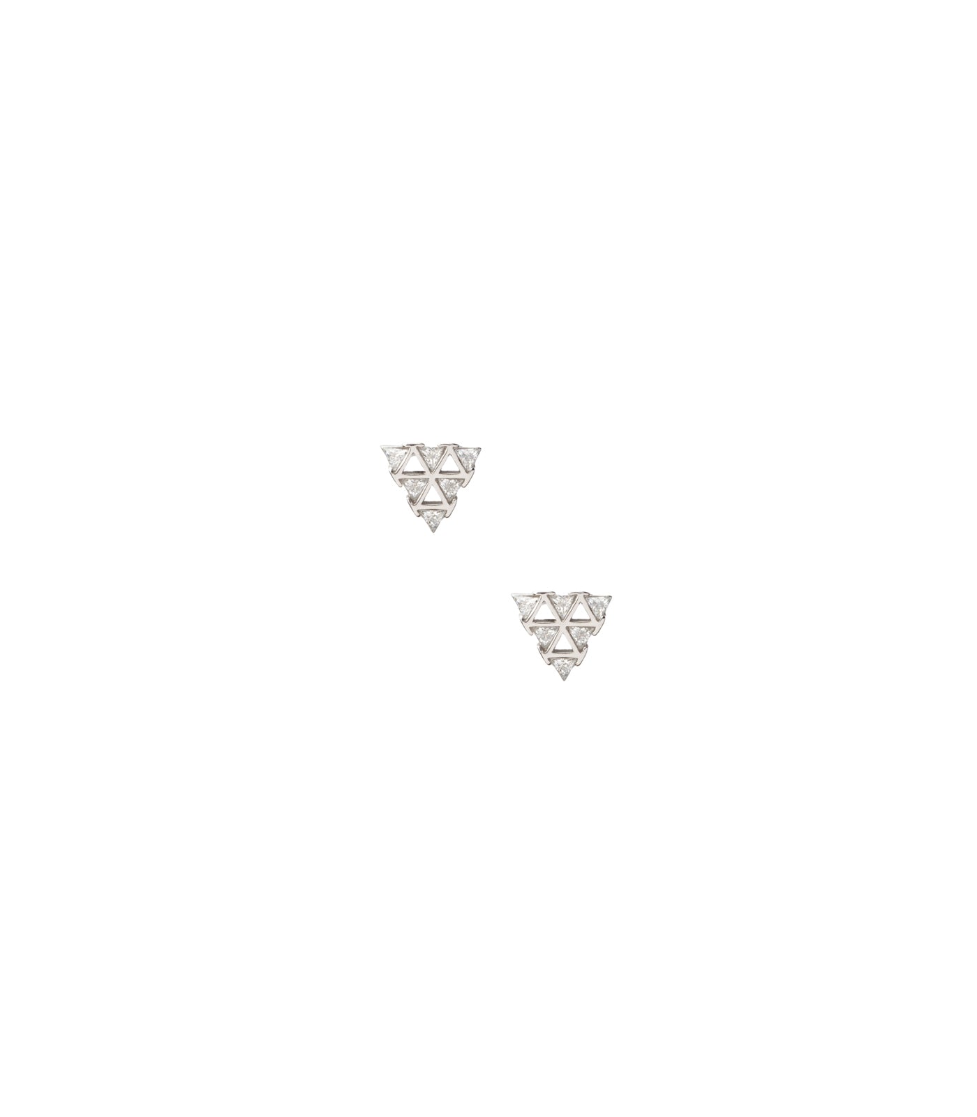 Shining Stones Triangle Tops (Silver)