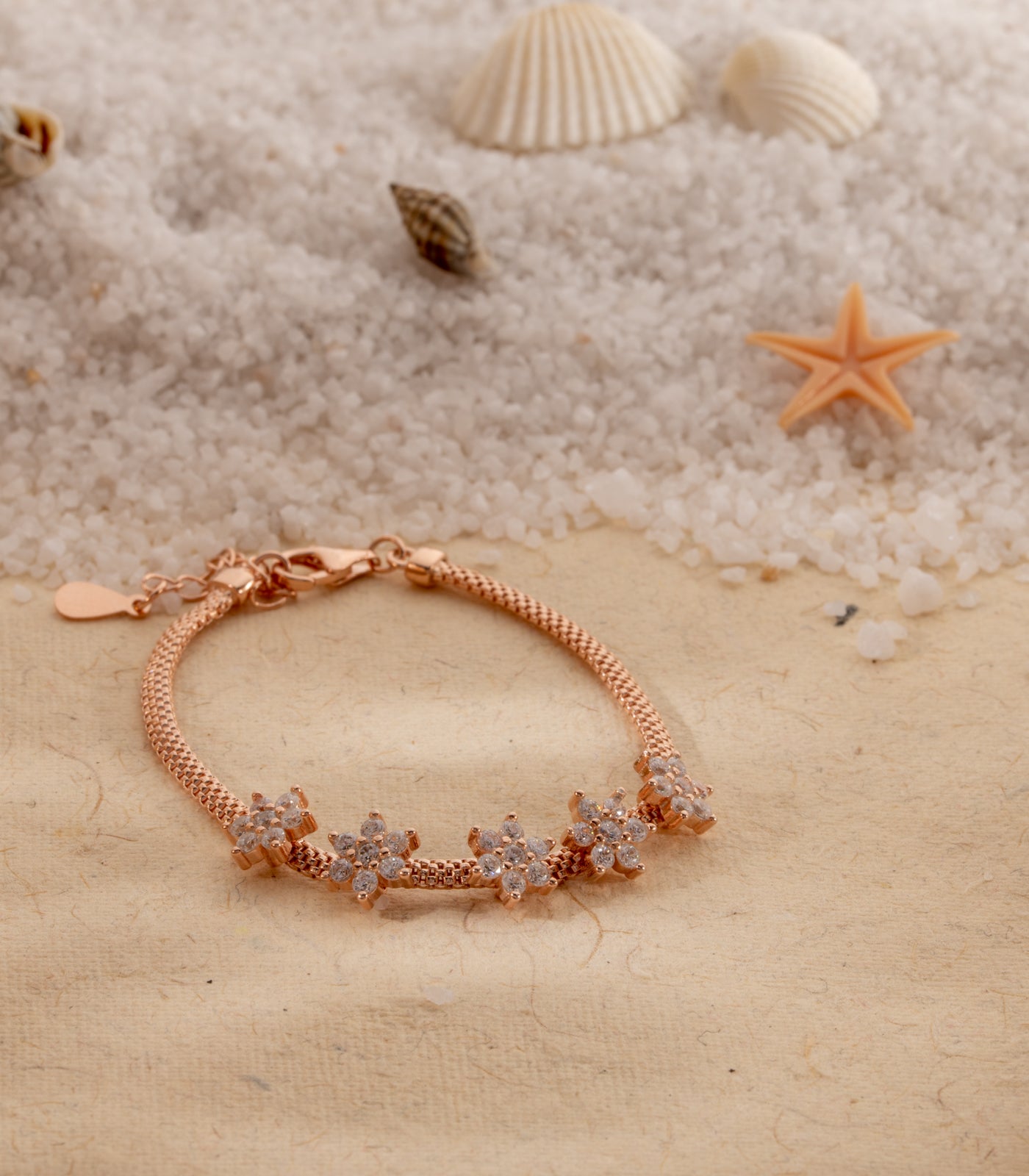 Flower Bloom Bracelet (Silver)