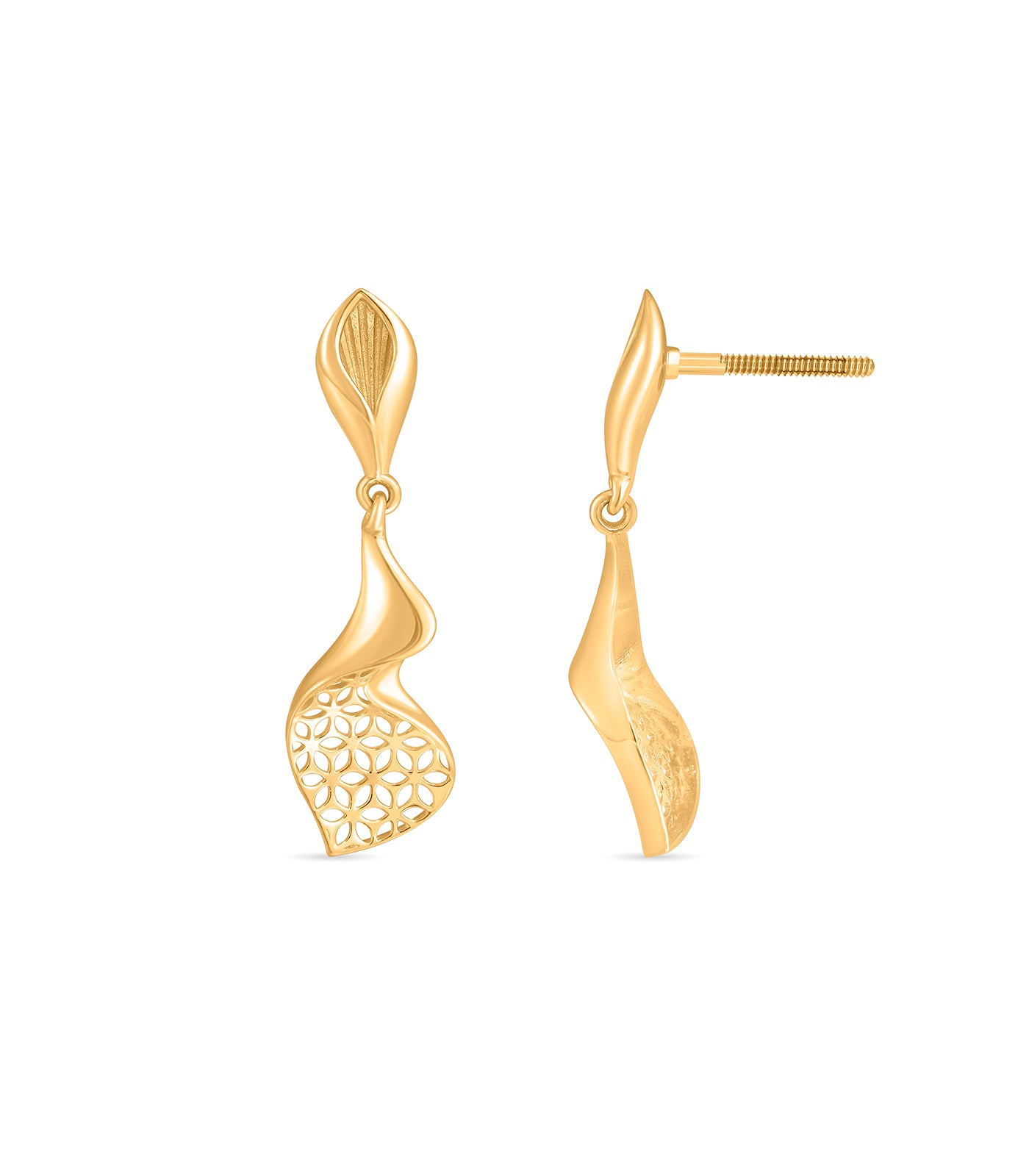 Honeycomb Swirl Gold Tops