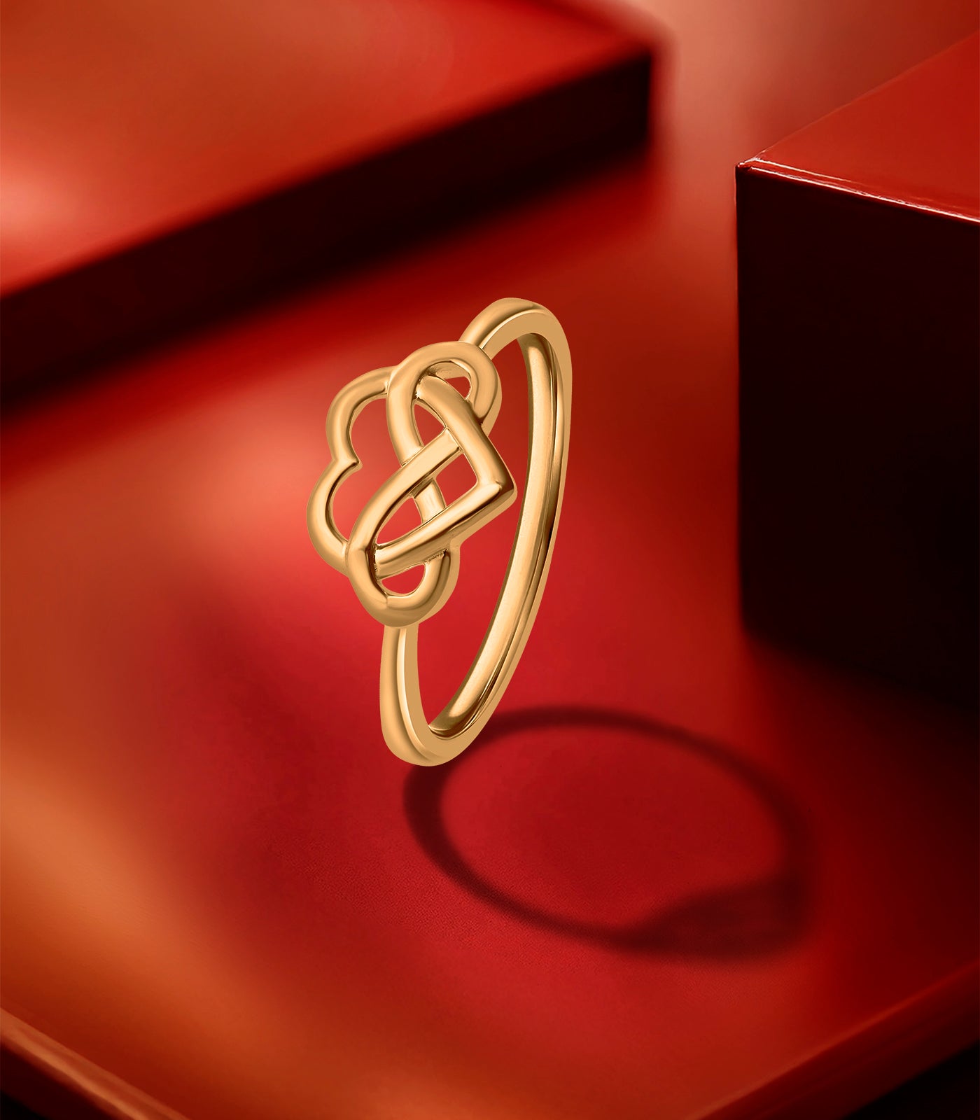 Infinite Love Gold Finger Ring