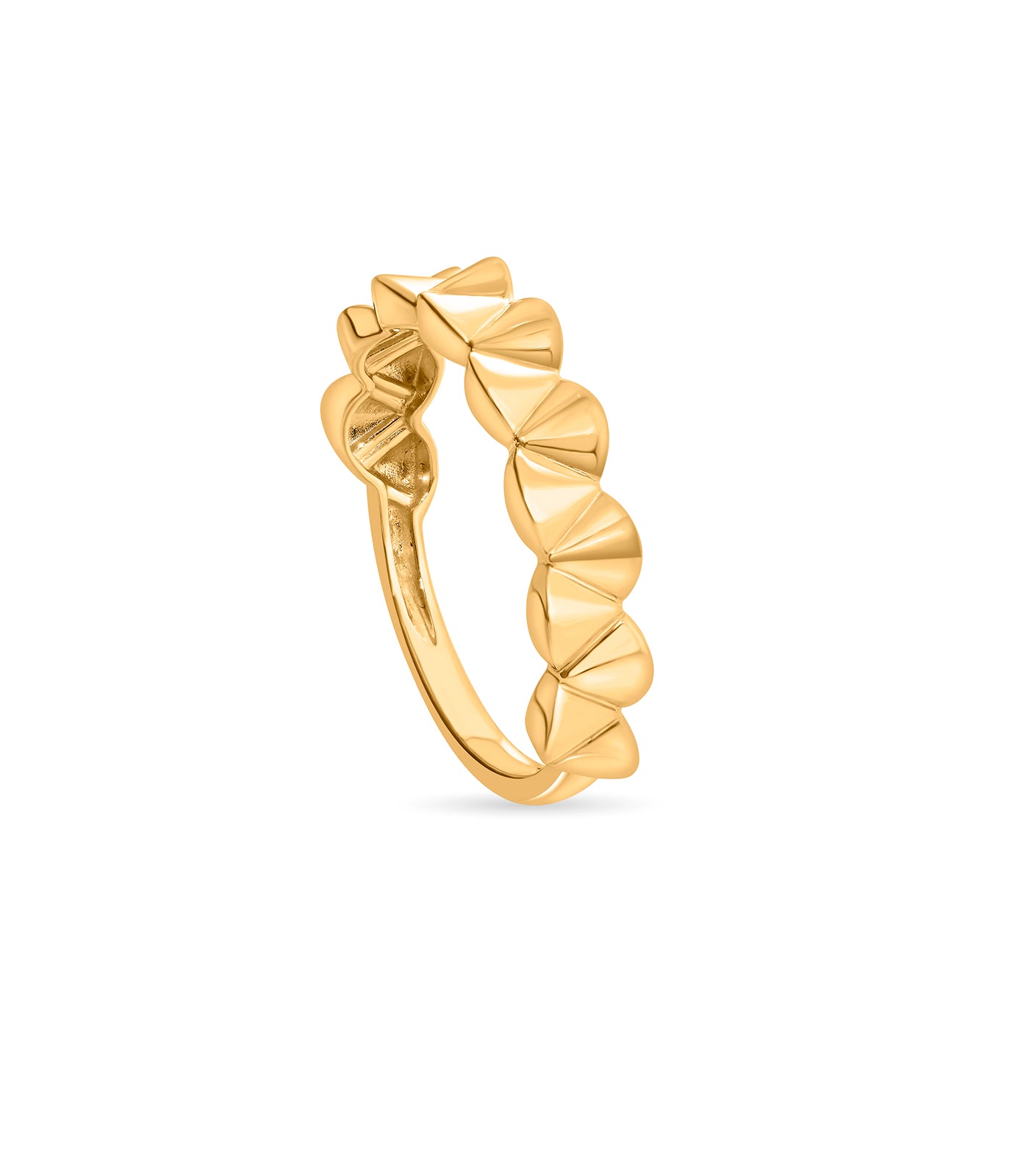 Conics Sillouhte Gold Finger Ring