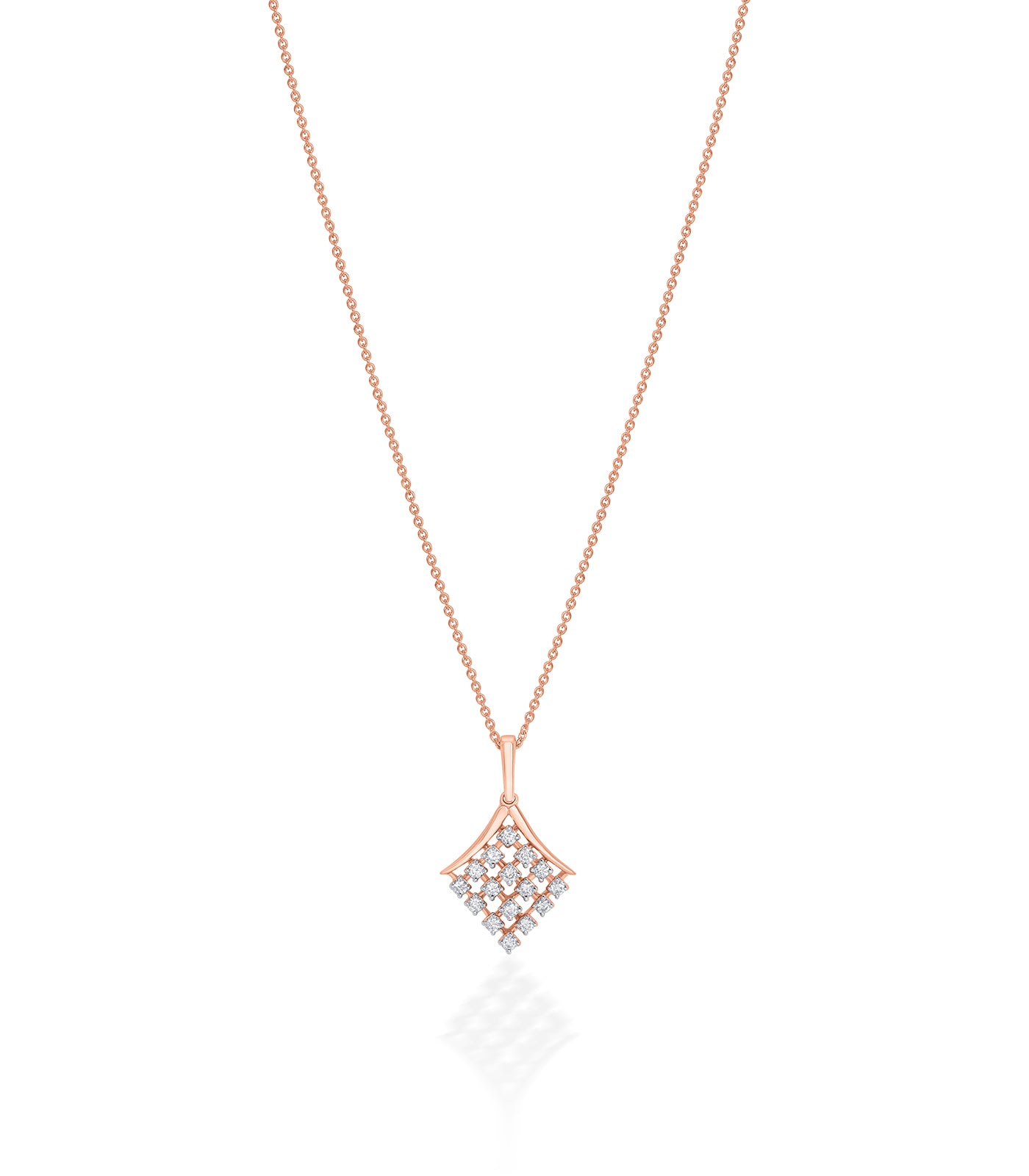 Diamond Quadret Necklace