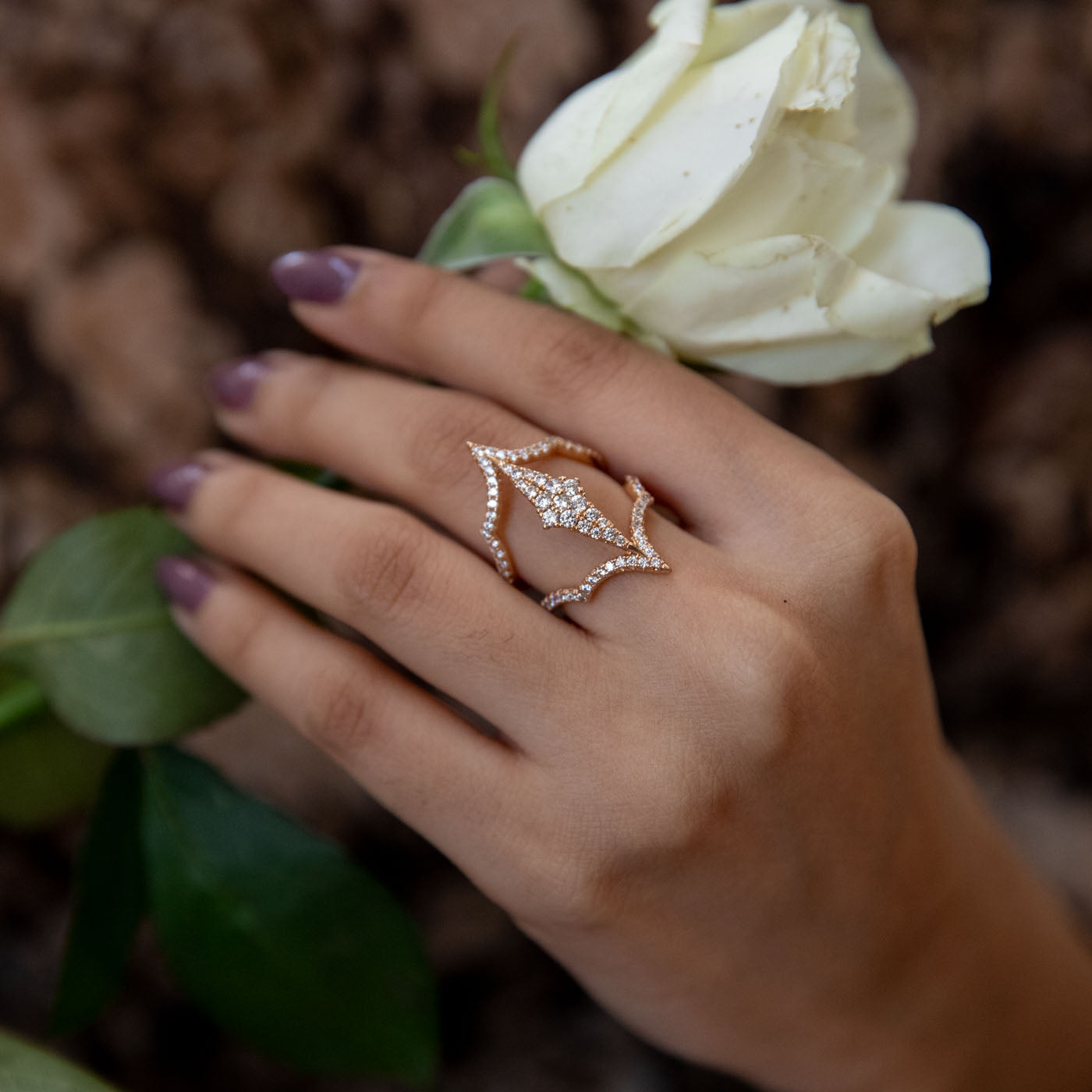 Golden Crown Ring (Brass)