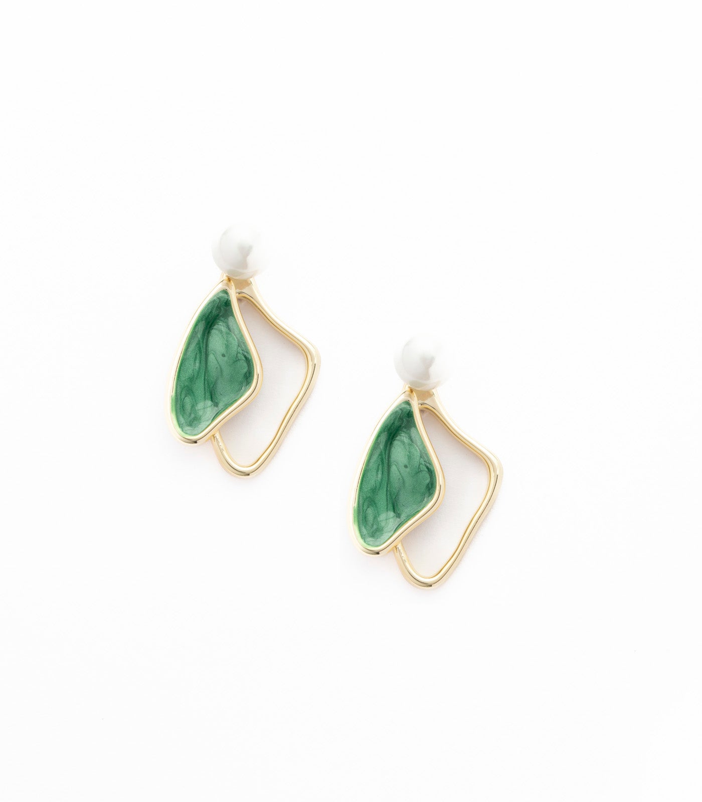 Green Wings Studs (Brass)