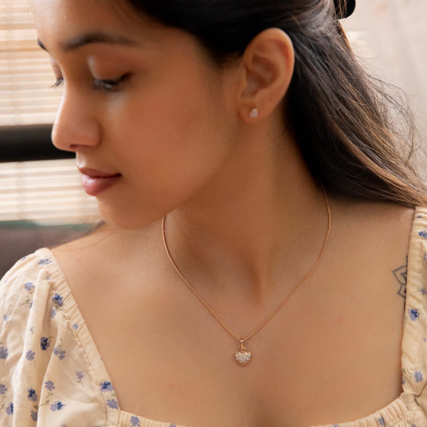 Heart Desires Pendant (Brass)