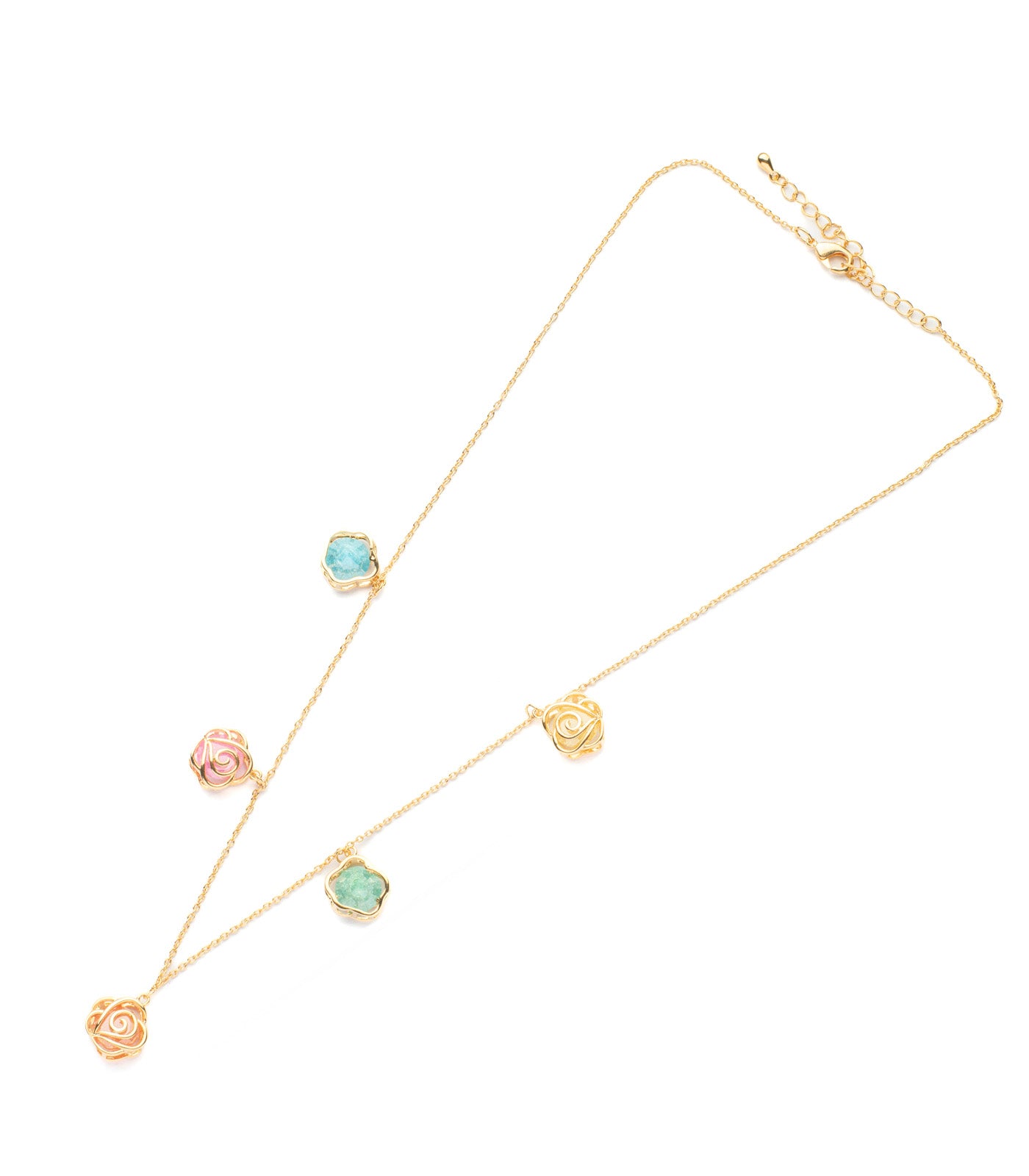 Juliet Rose Pendant (Brass)