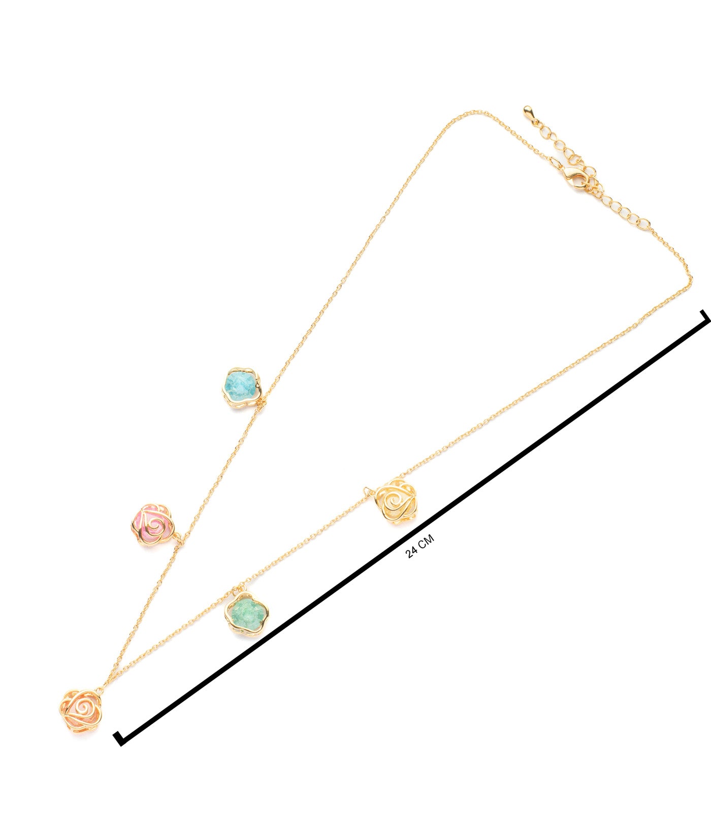 Juliet Rose Pendant (Brass)
