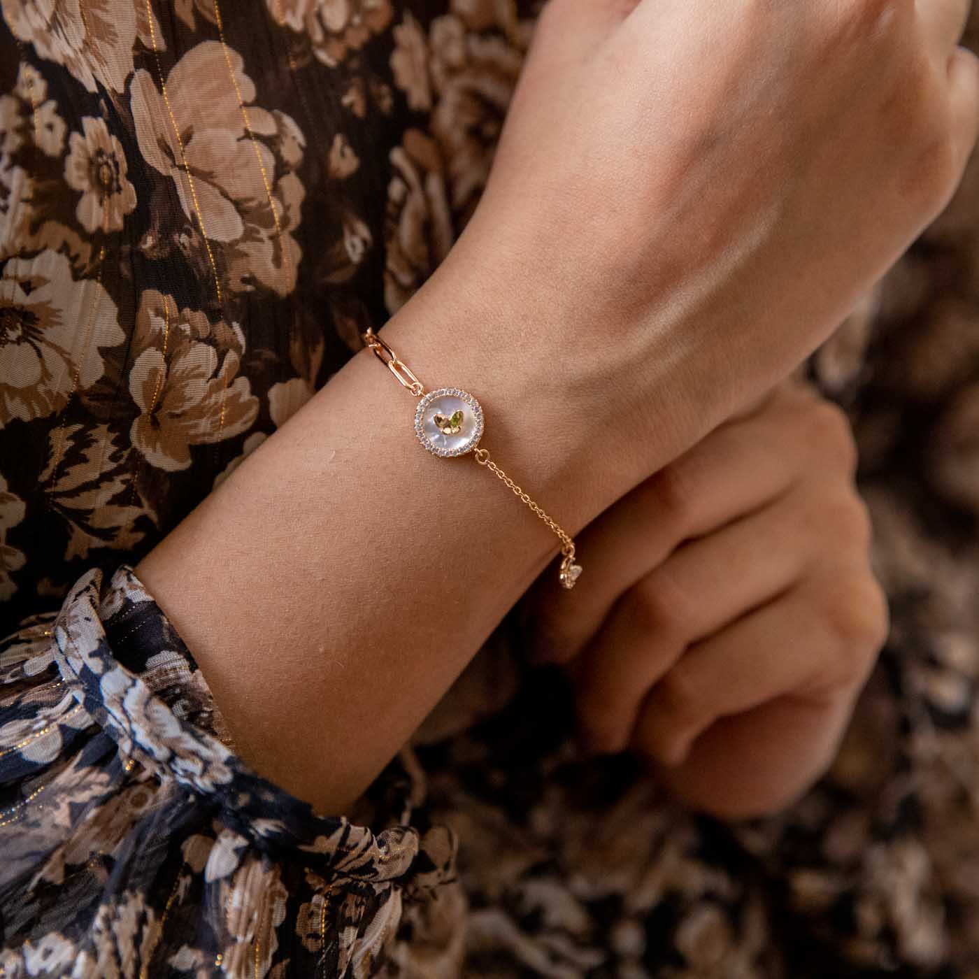 Little Circle Bracelet (Brass)