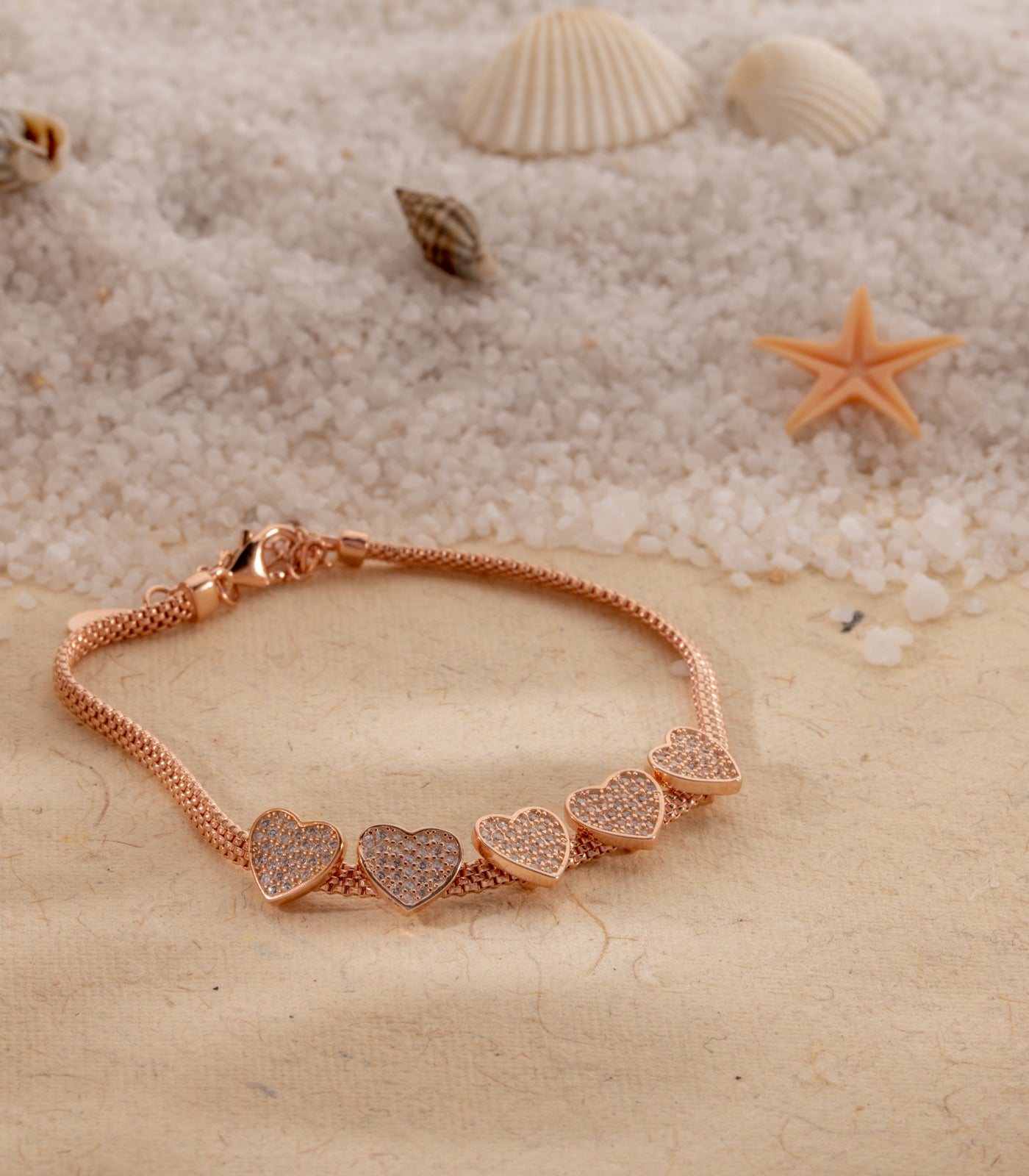Little Hearts Bracelet (Silver)