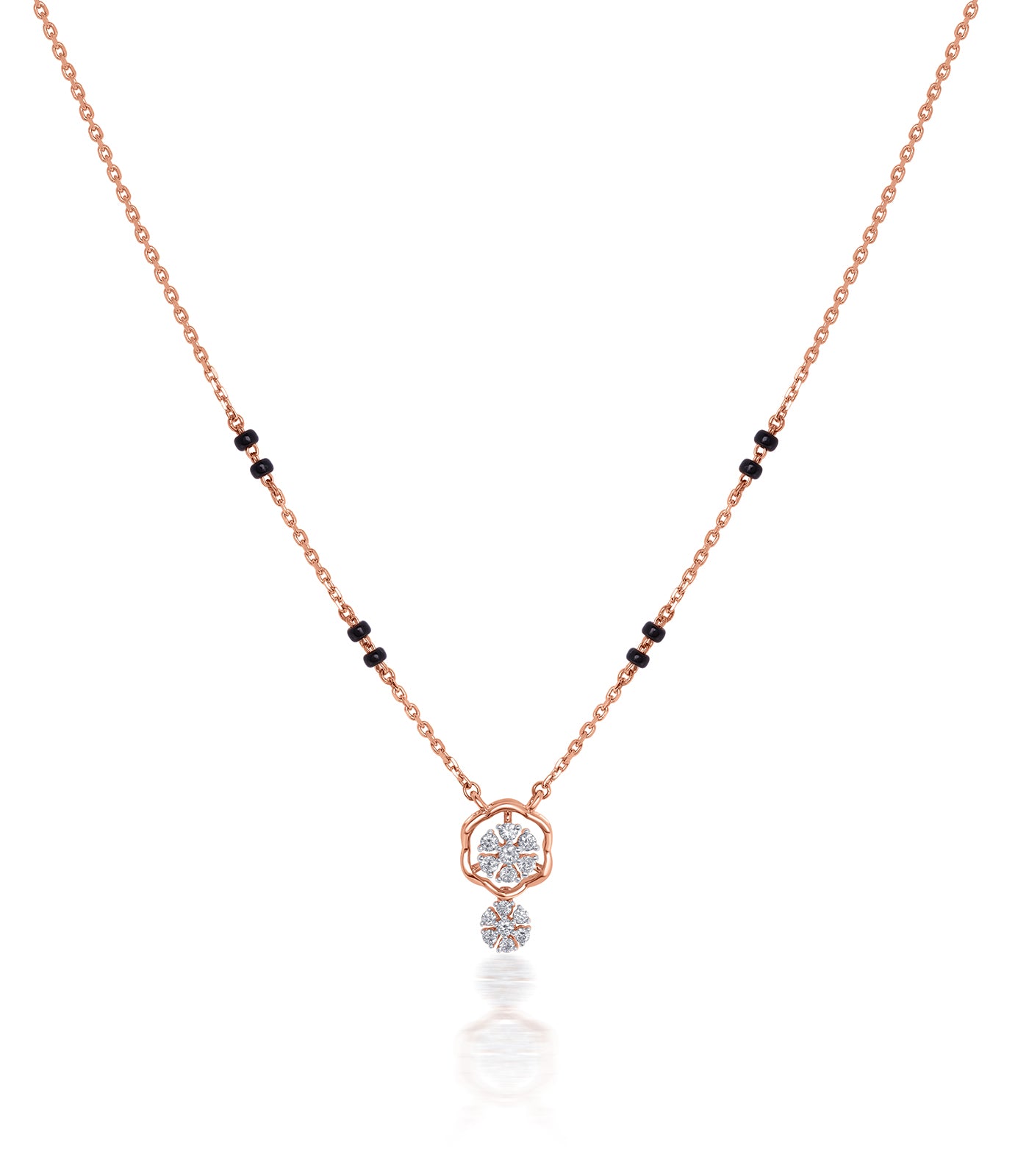 Diamond Kudi Ring Mangalsutra