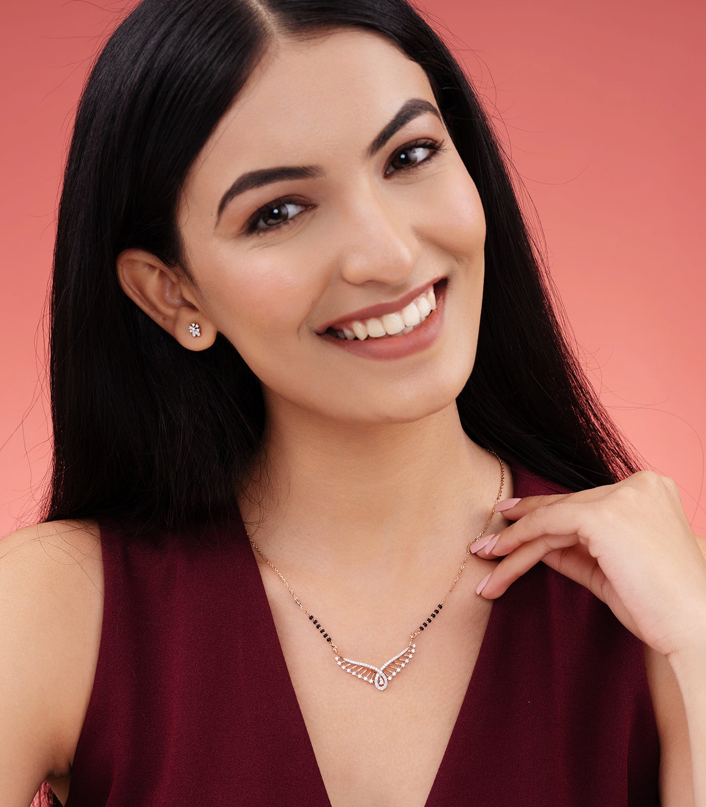 Diamond Antique Mangalsutra