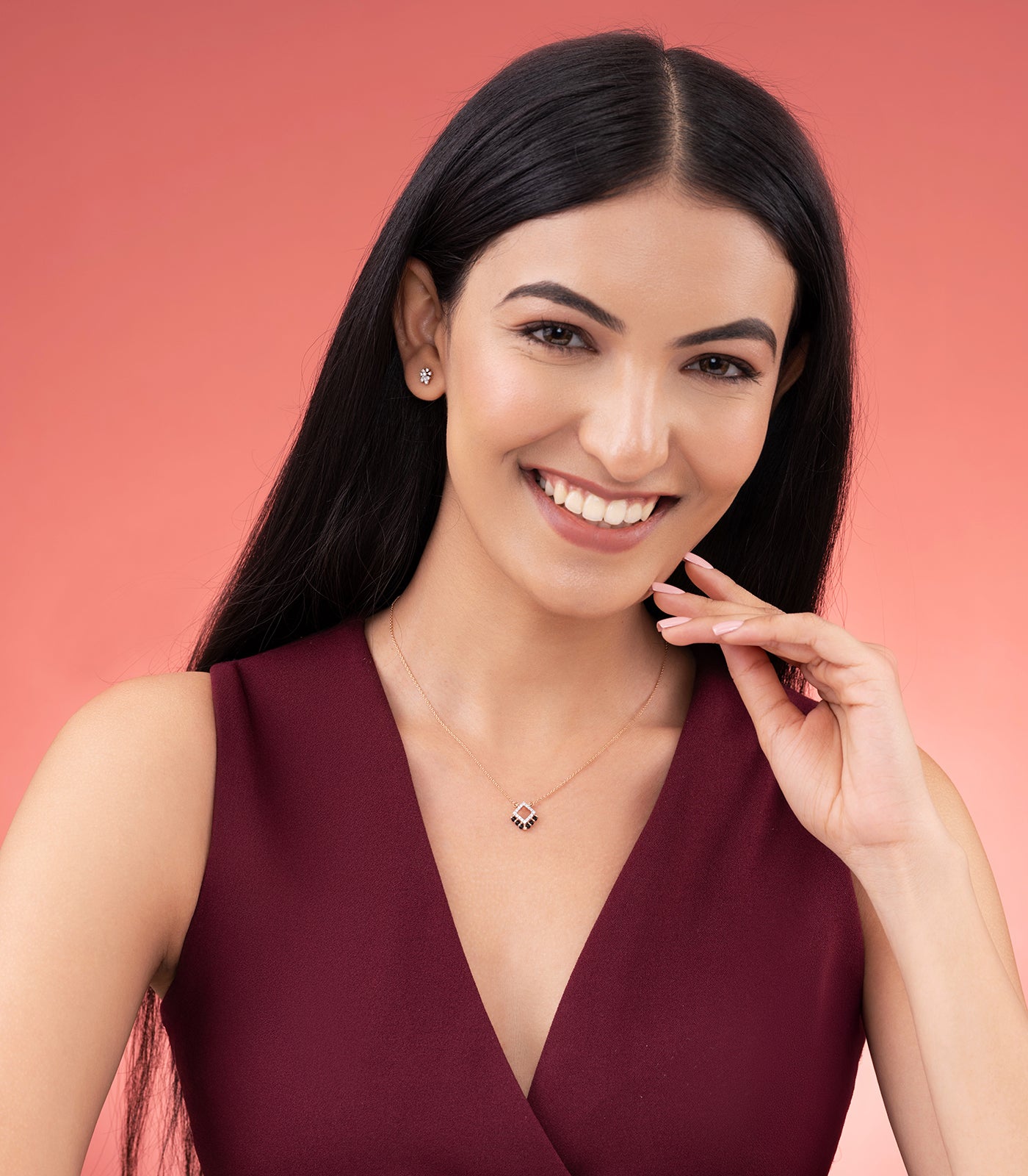 Diamond Square Shaped Mangalsutra