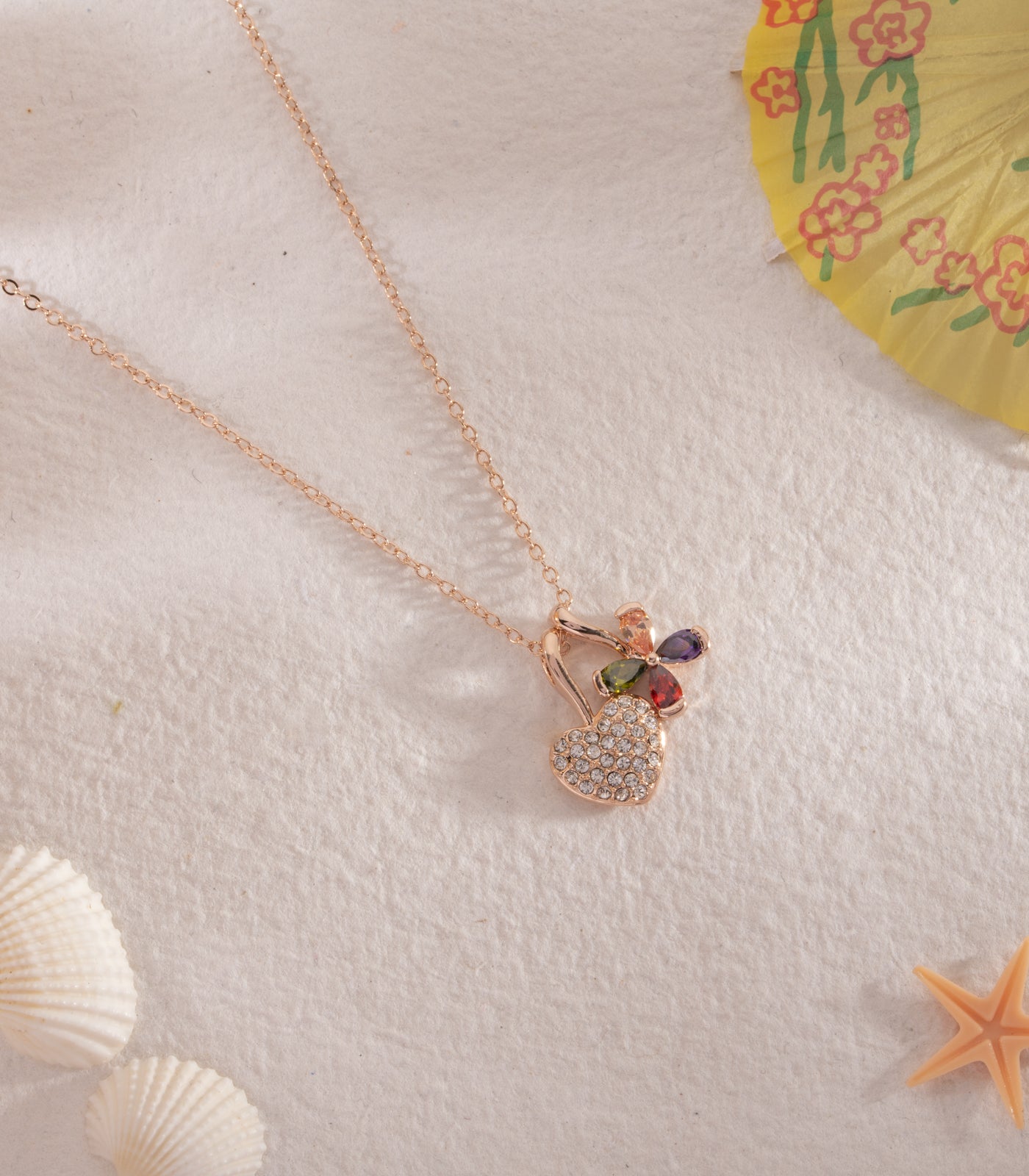 Magical Flower Pendant (Brass)