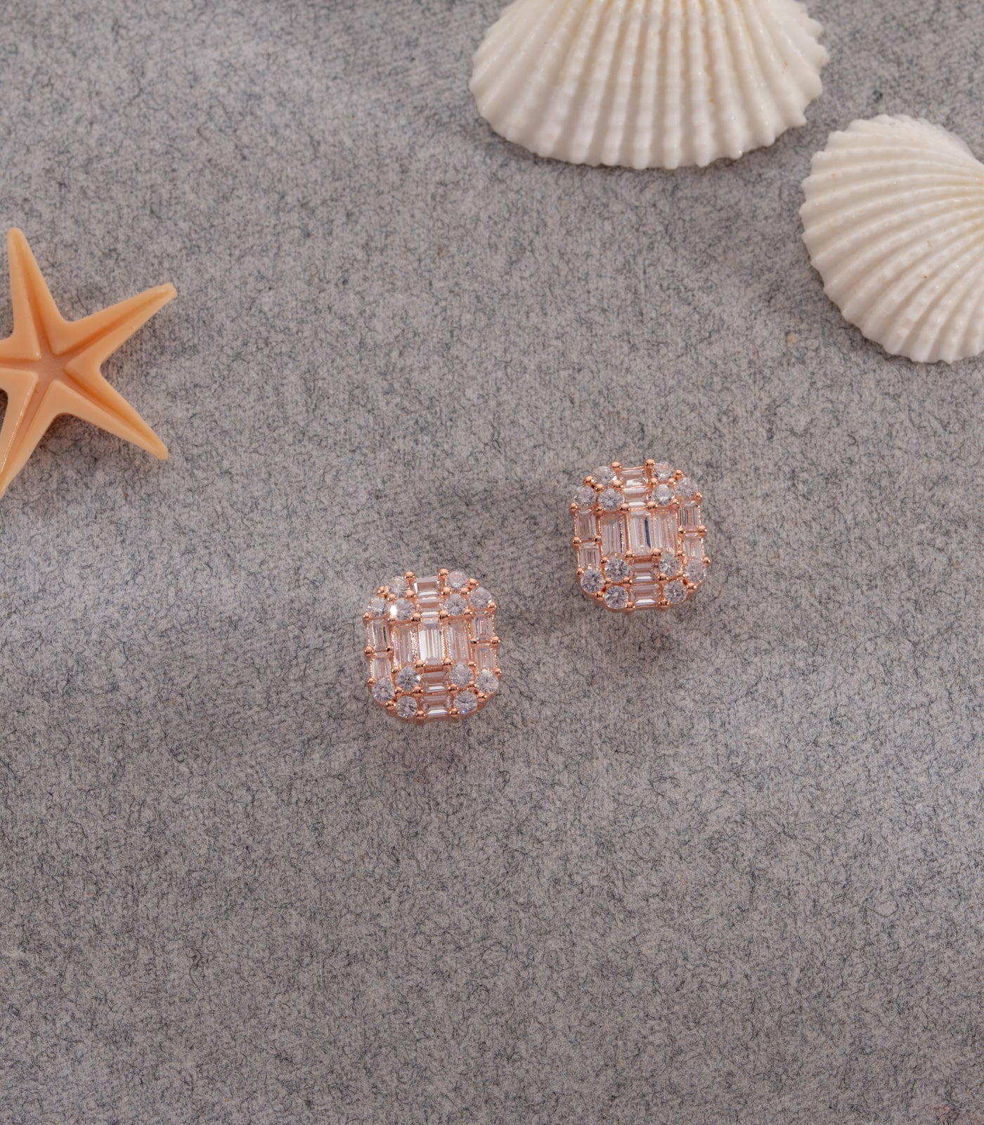 Magnetic Studs Earrings (Silver)