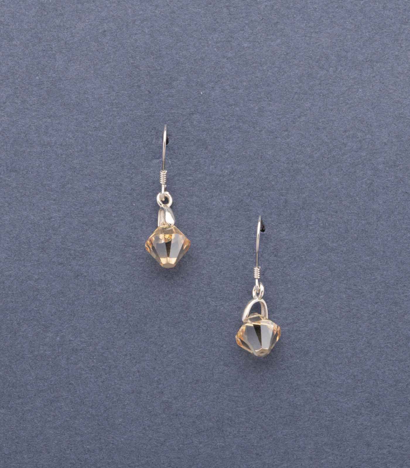 Matching Metal Earrings (Silver)