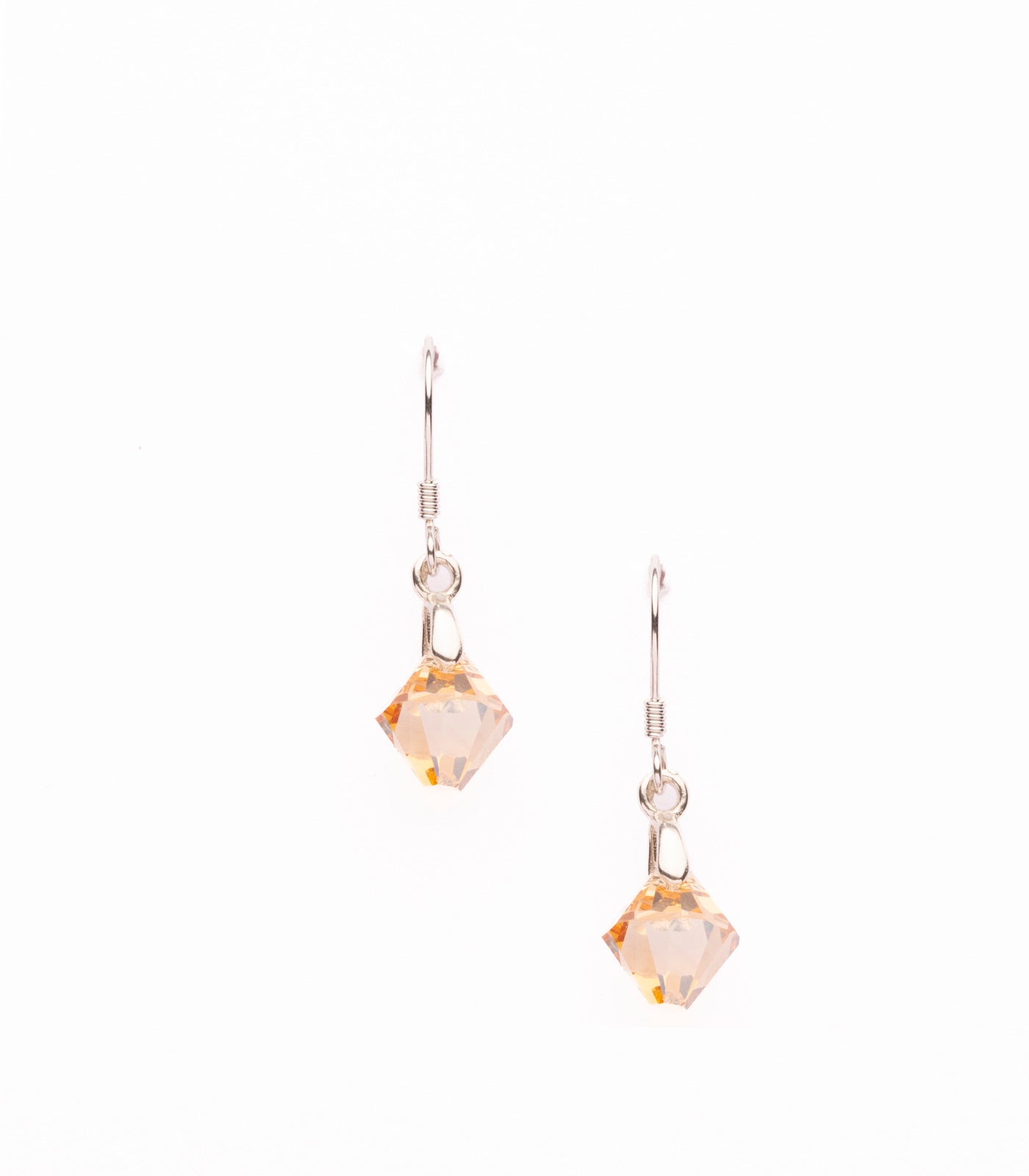 Matching Metal Earrings (Silver)