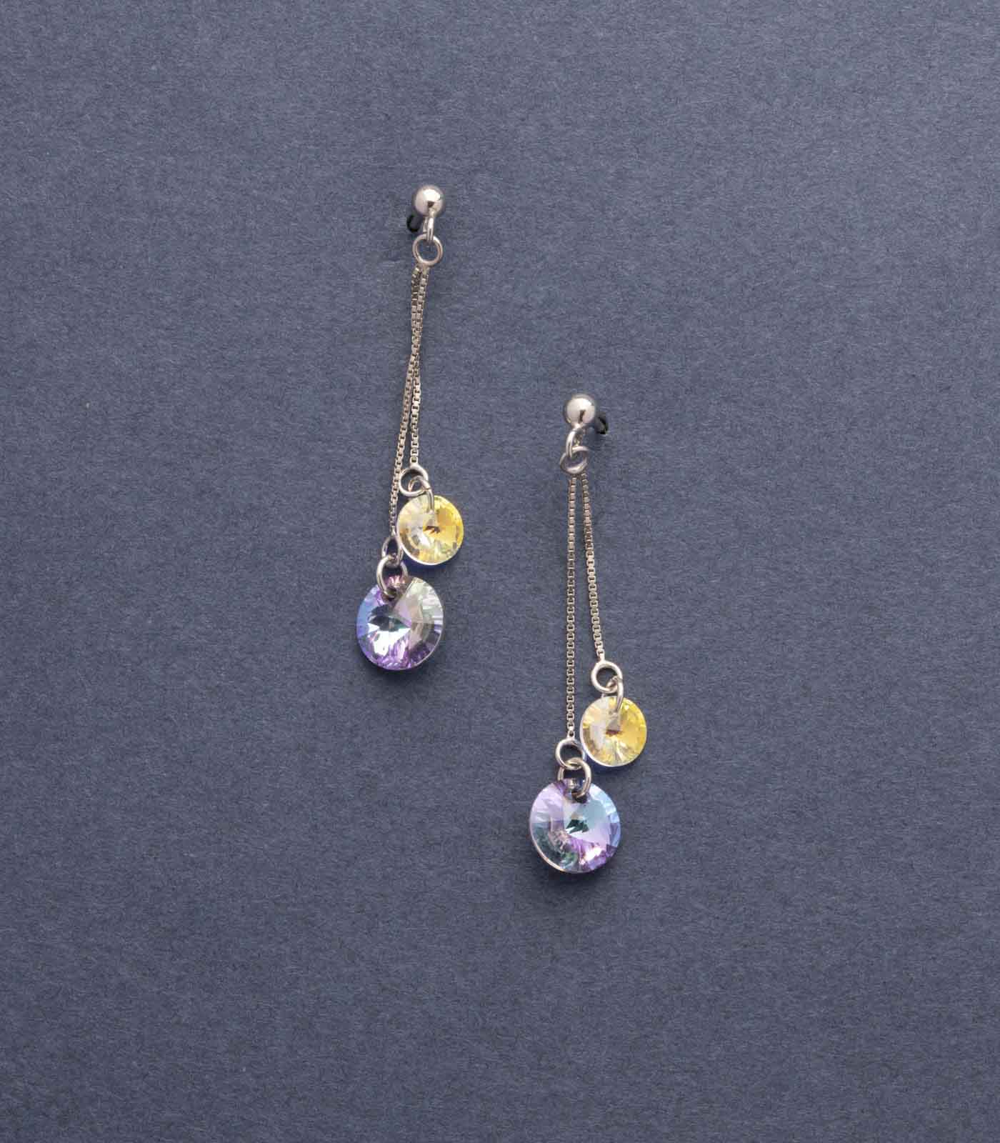 Native Gem Earrings (Silver)