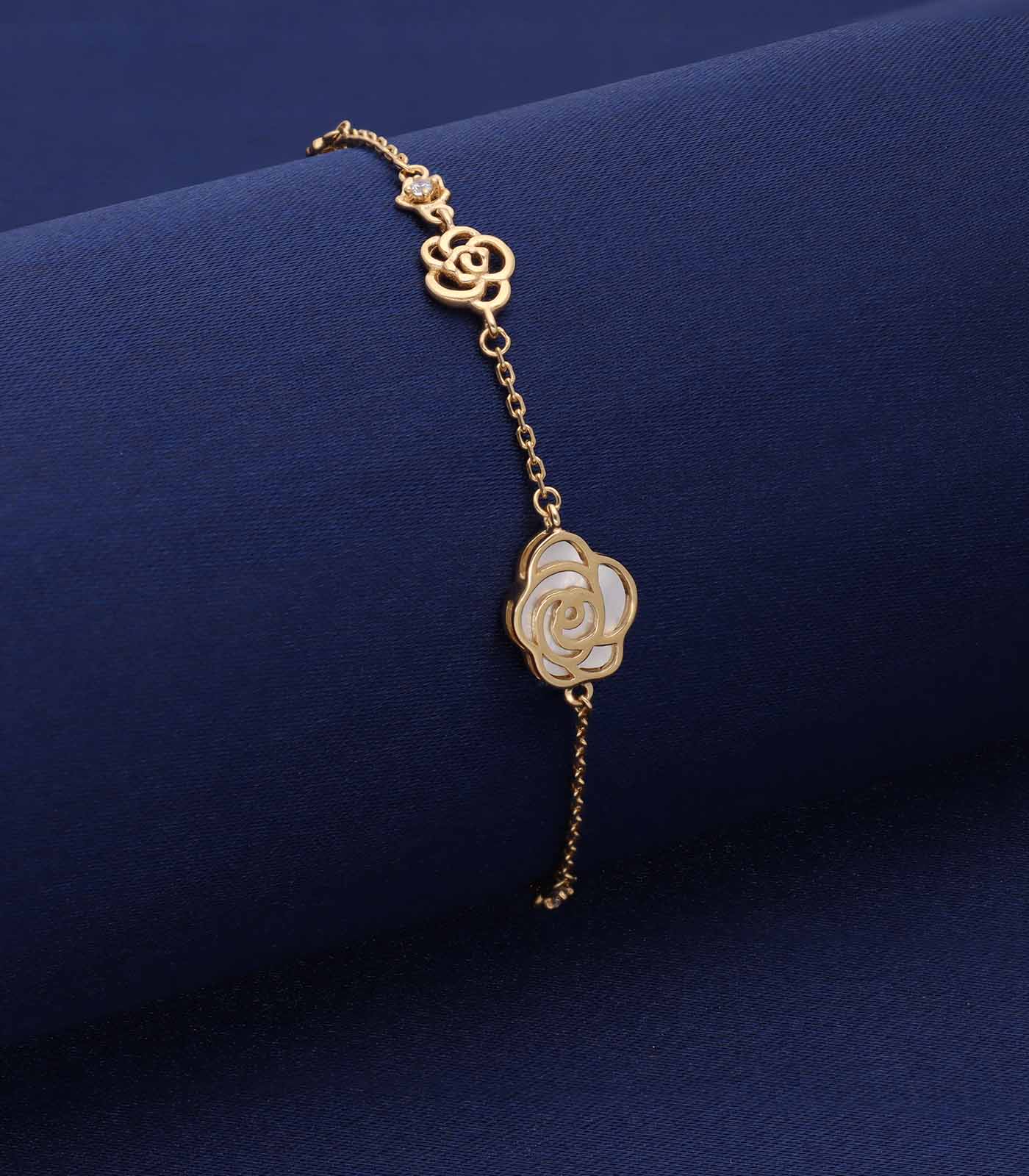 Rose shine bracelet(Silver)