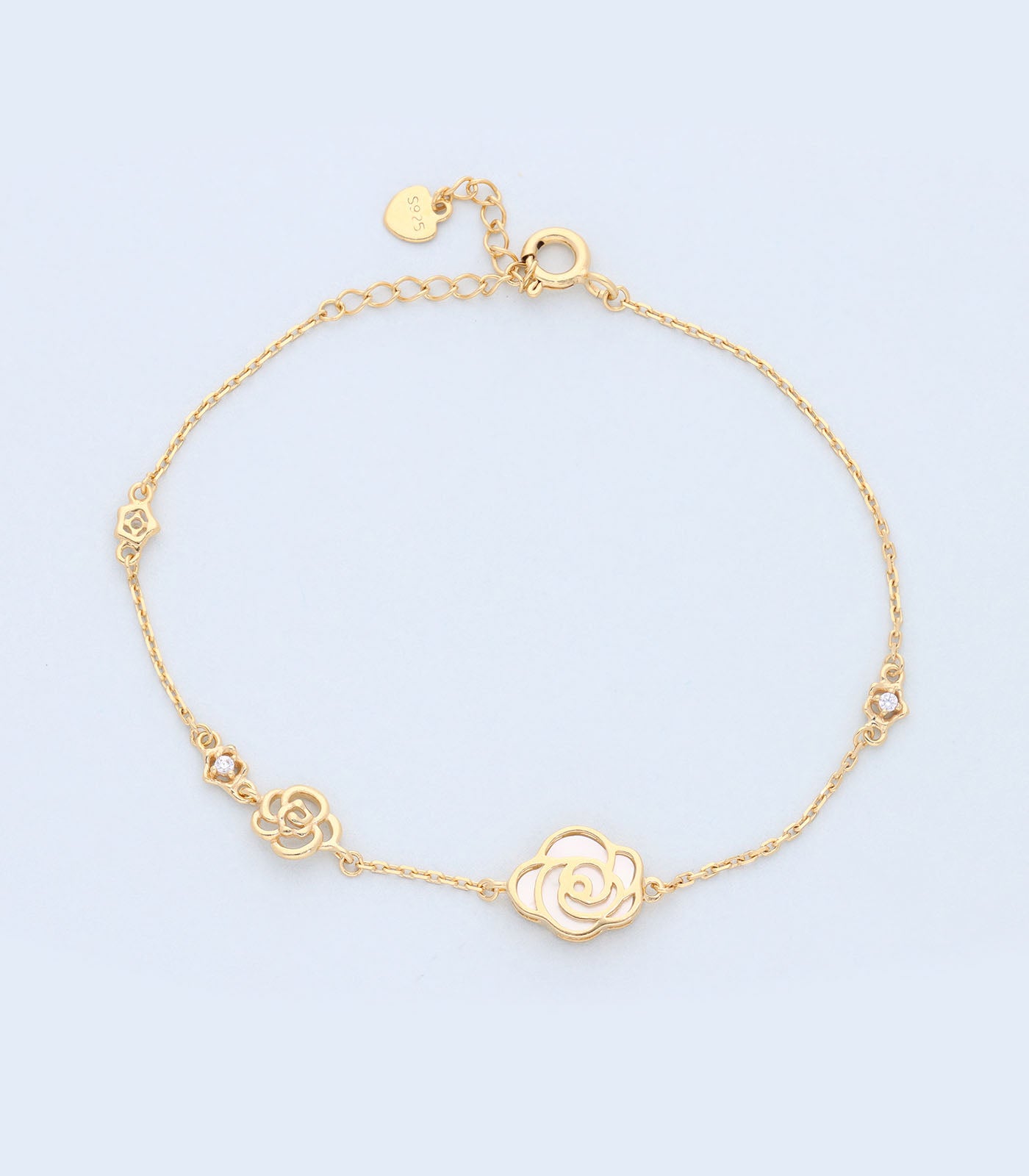 Rose shine bracelet(Silver)