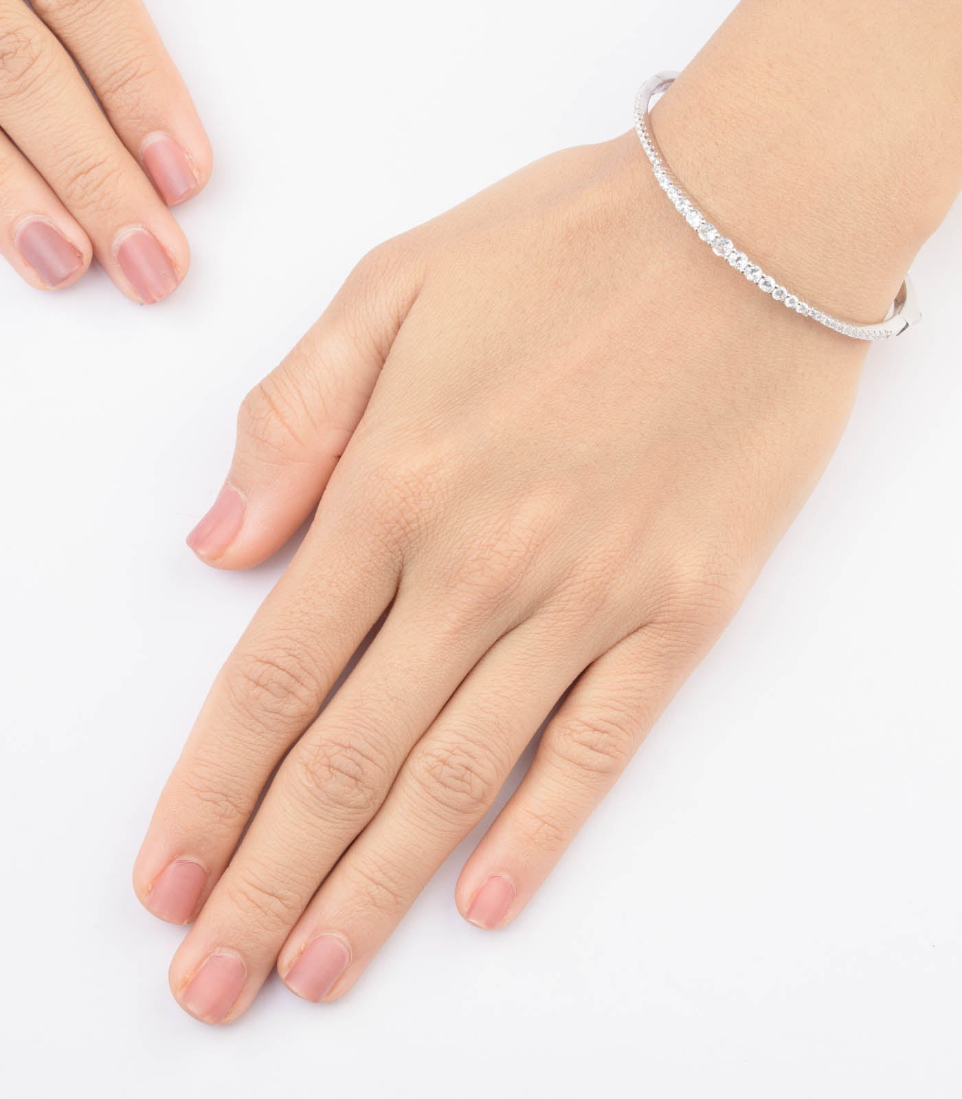 Radiant Diamante Bracelet (Silver)