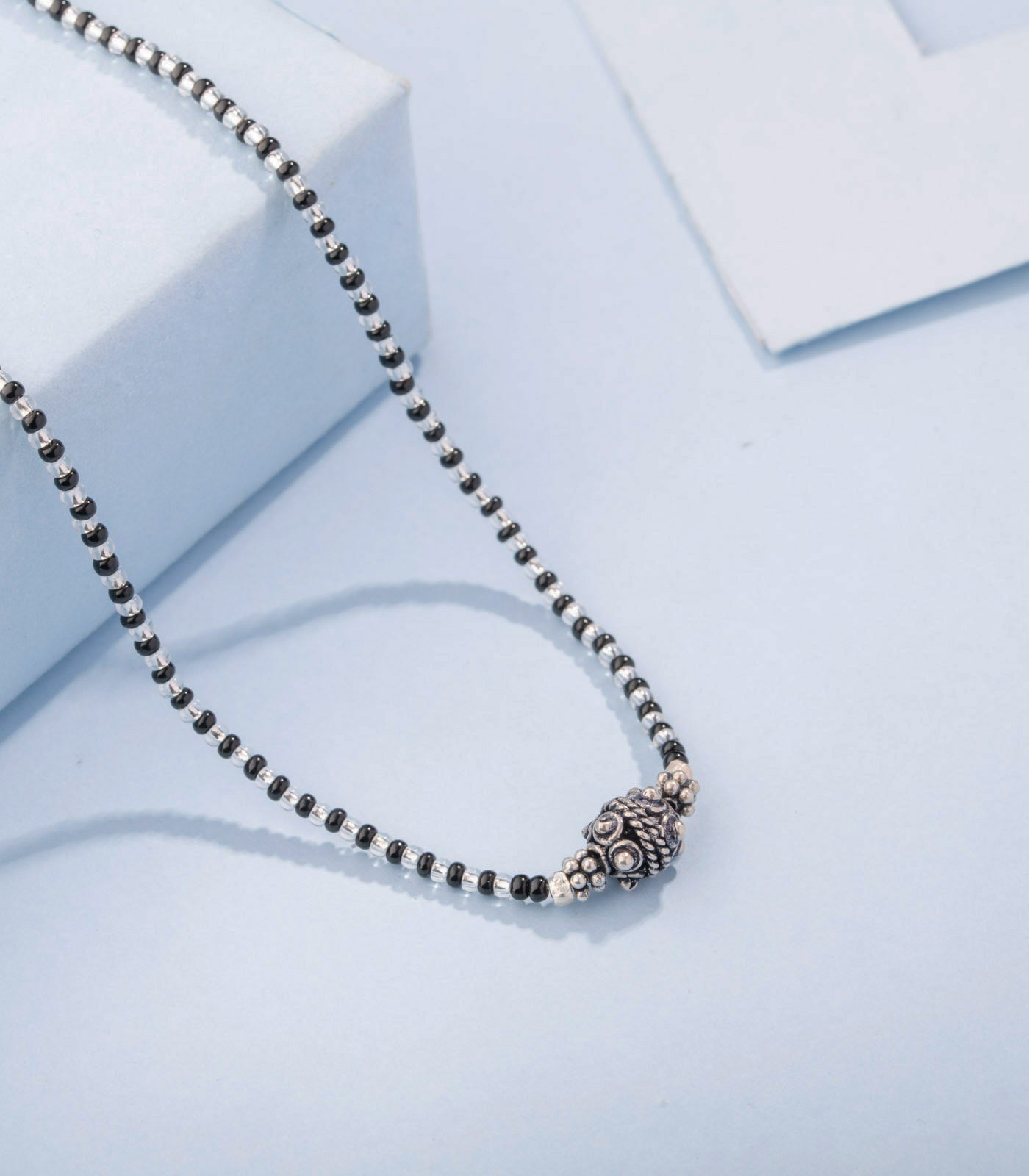 Silver Antique Mangalsutra