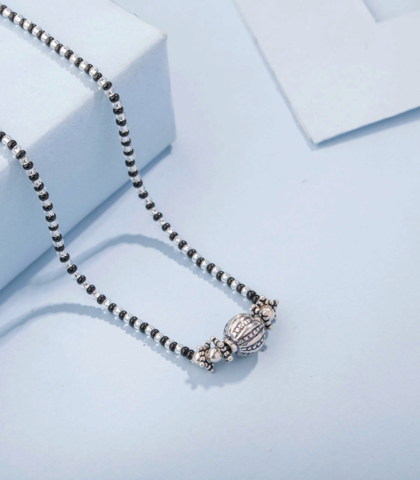 Silver Antique Mangalsutra