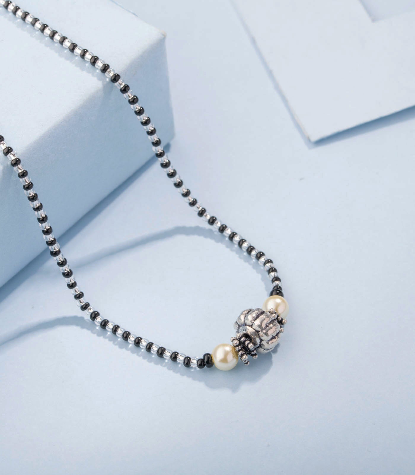 Silver Antique Mangalsutra