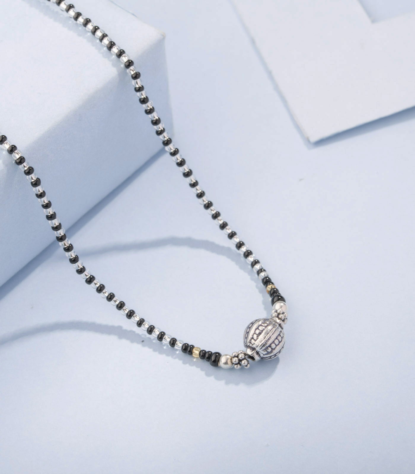Silver Antique Mangalsutra