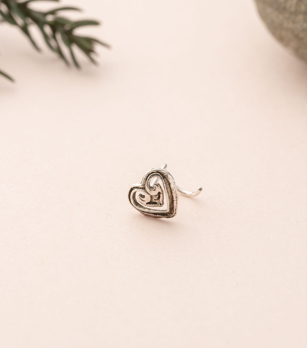 Silver Antique Nose Pin