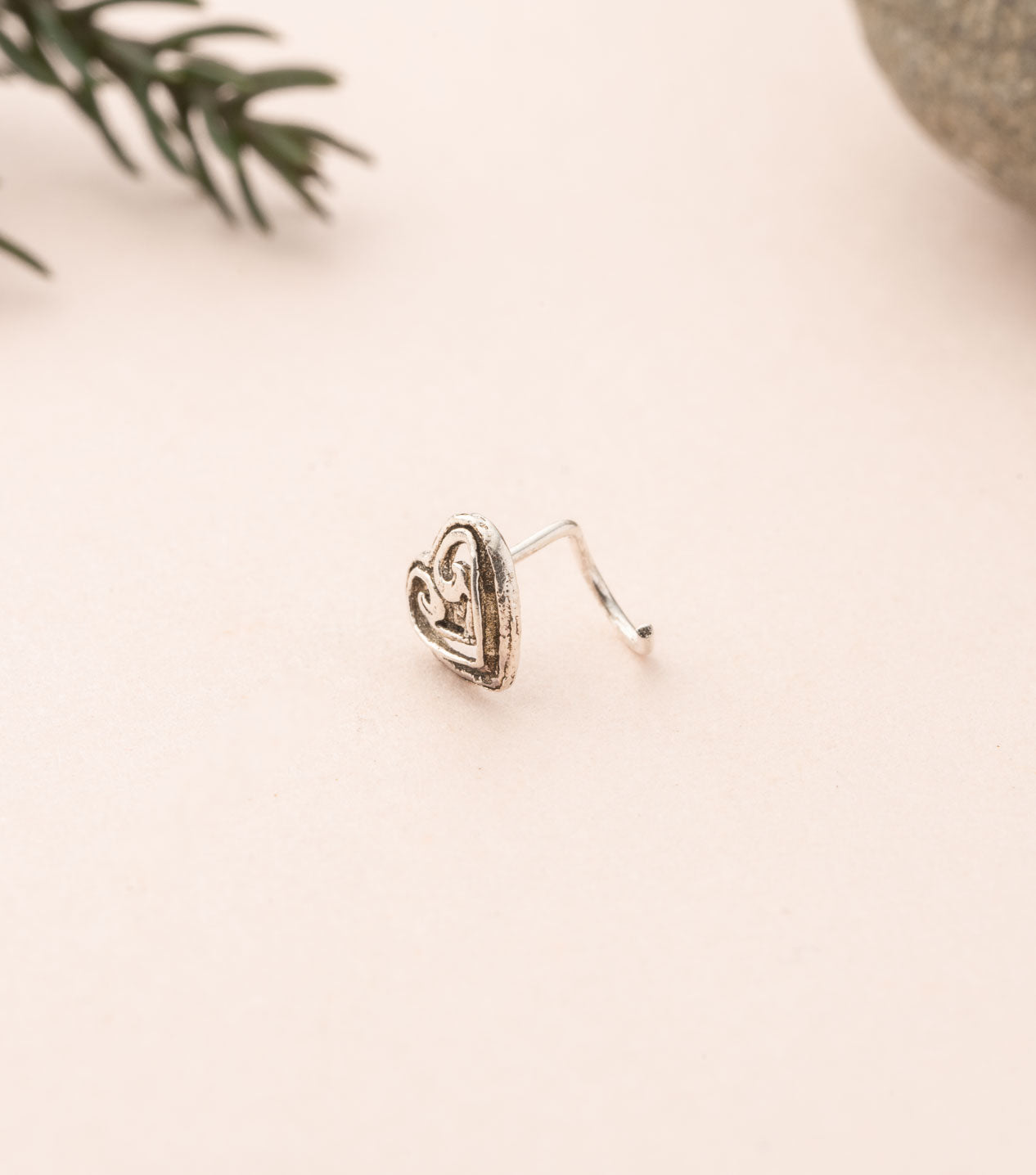 Silver Antique Nose Pin