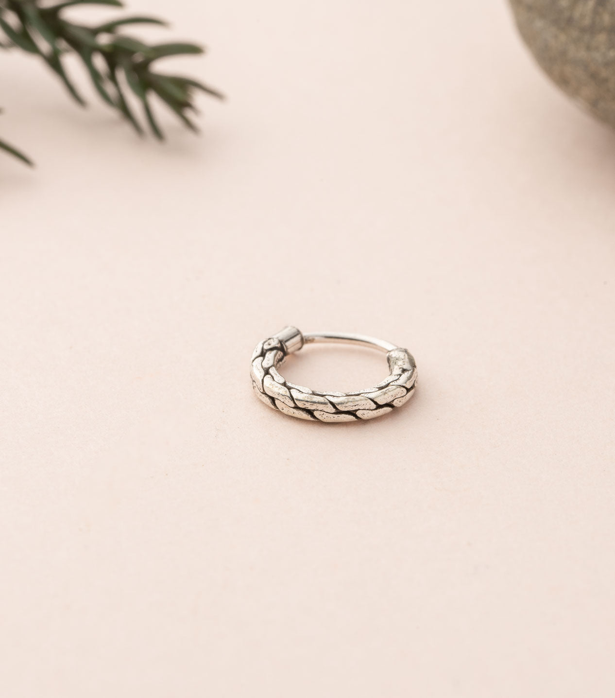 Silver Antique Nose Pin