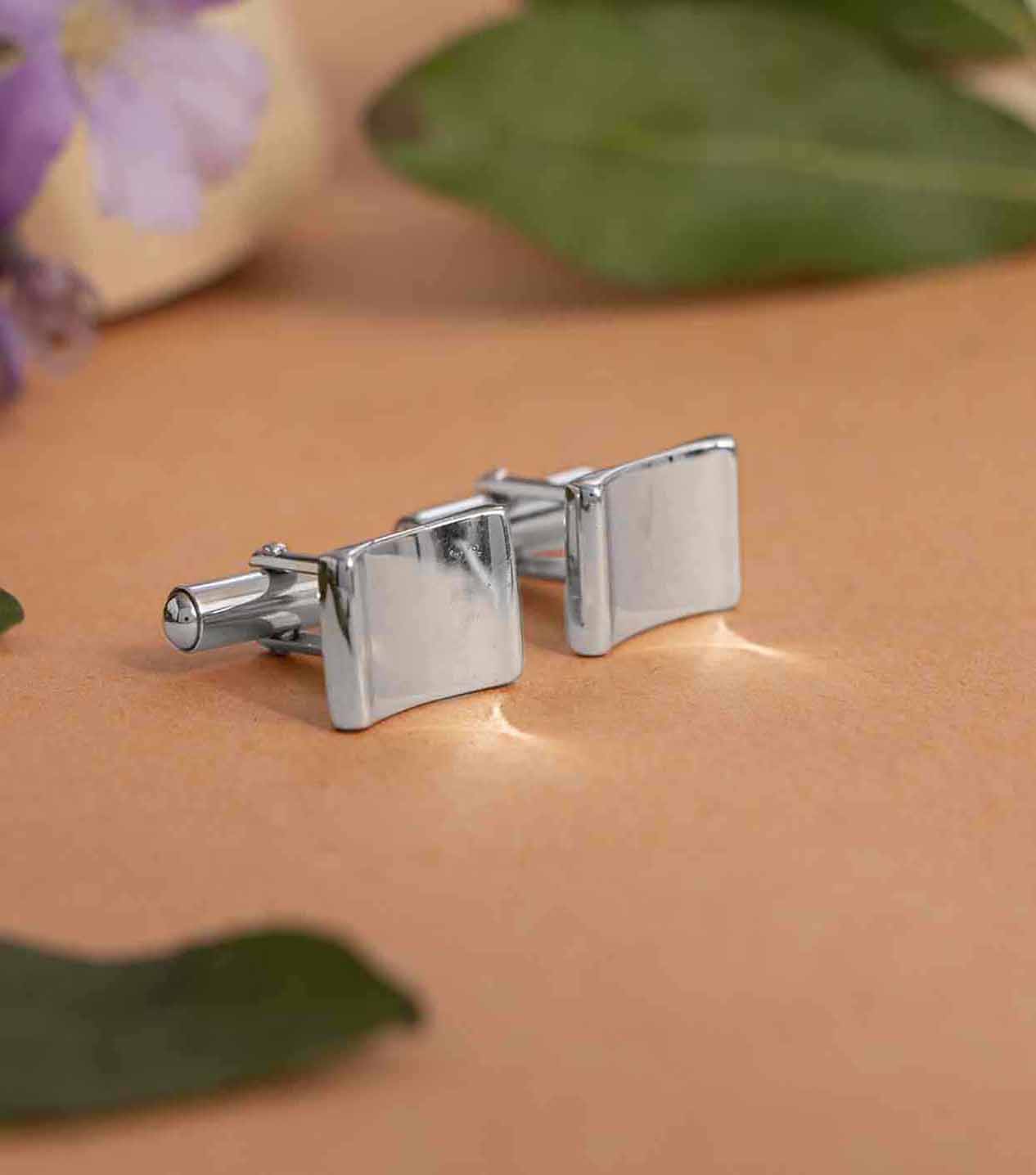 Silver Fancy Cufflinks