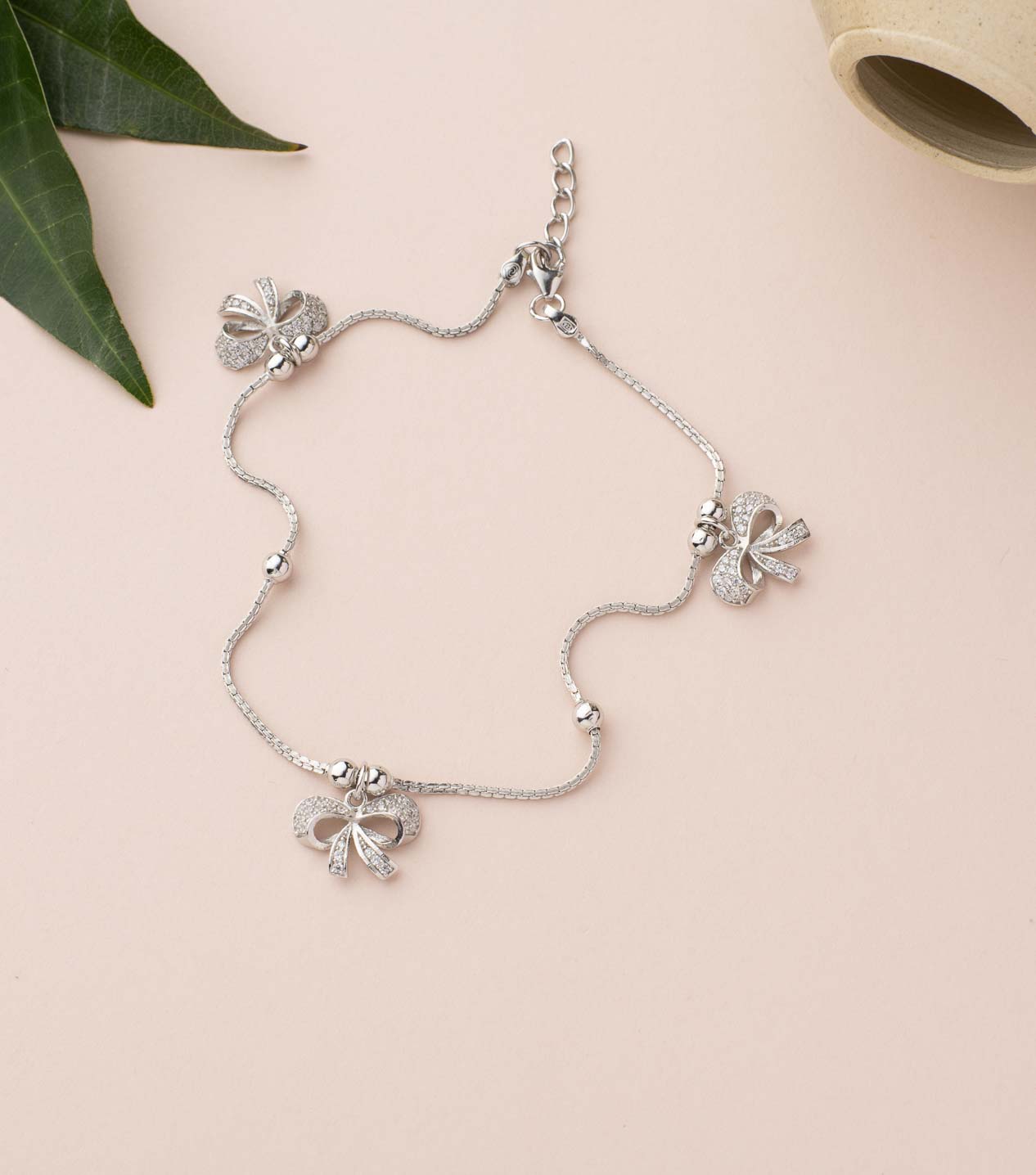 Silver Fashionable Anklet