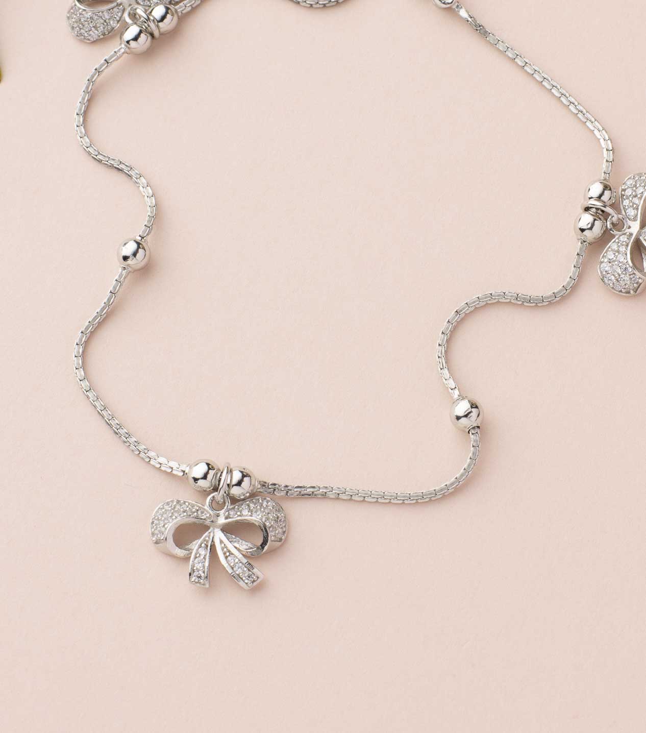 Silver Fashionable Anklet