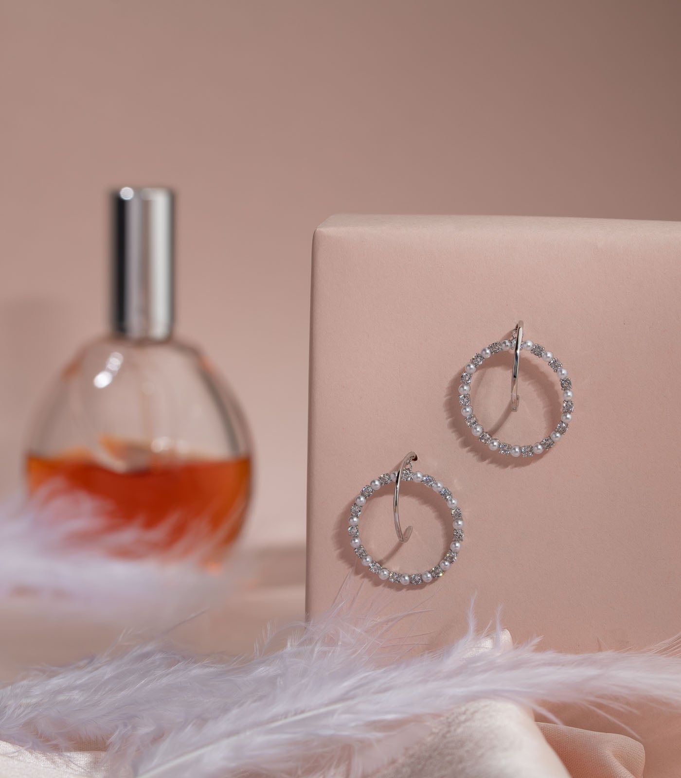Silver Hoop Earring (Brass)