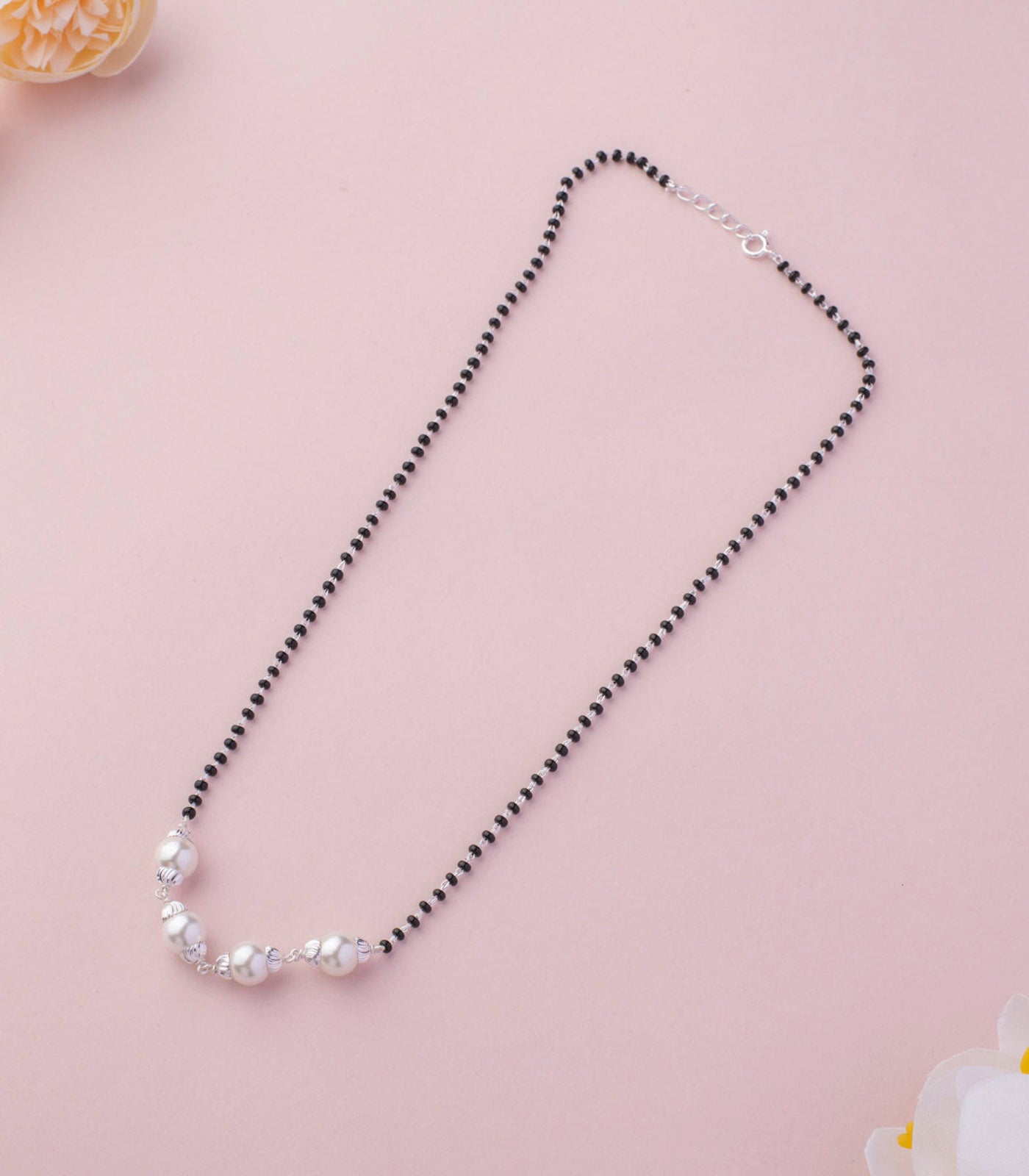 Silver Pearl Mangalsutra