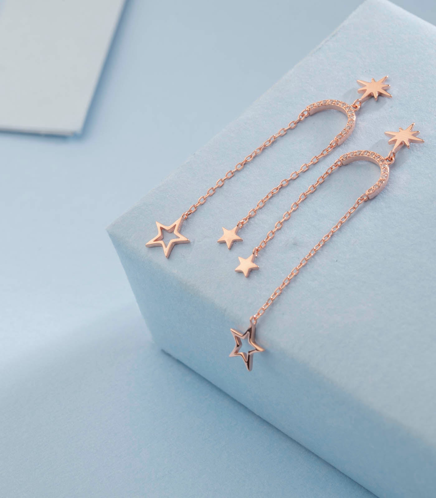 Silver Star earrings (Silver)