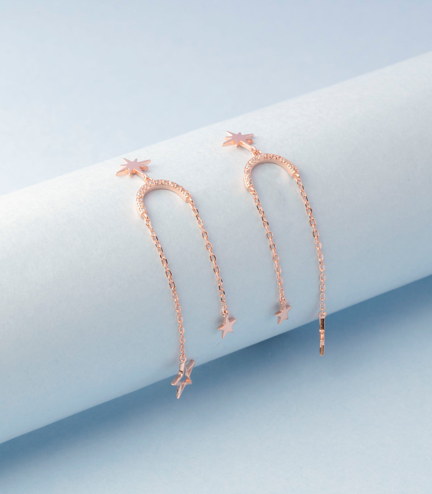 Silver Star earrings (Silver)