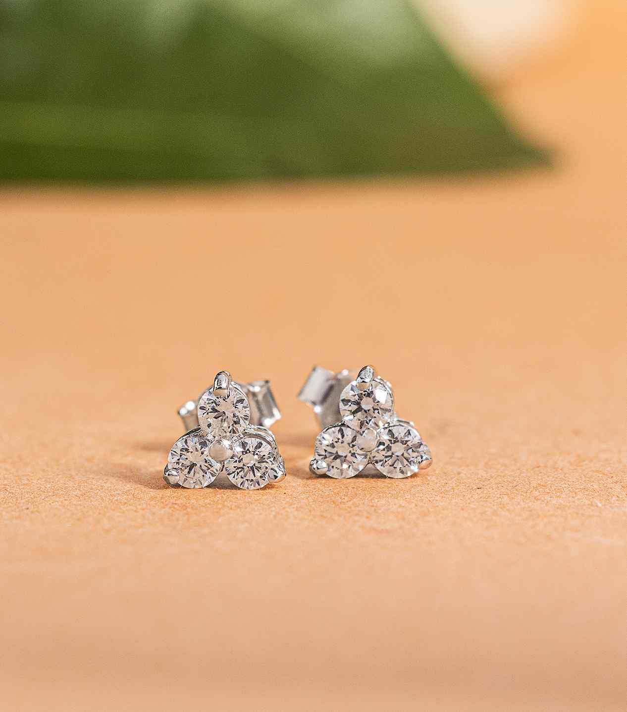 Silver Stone Earrings