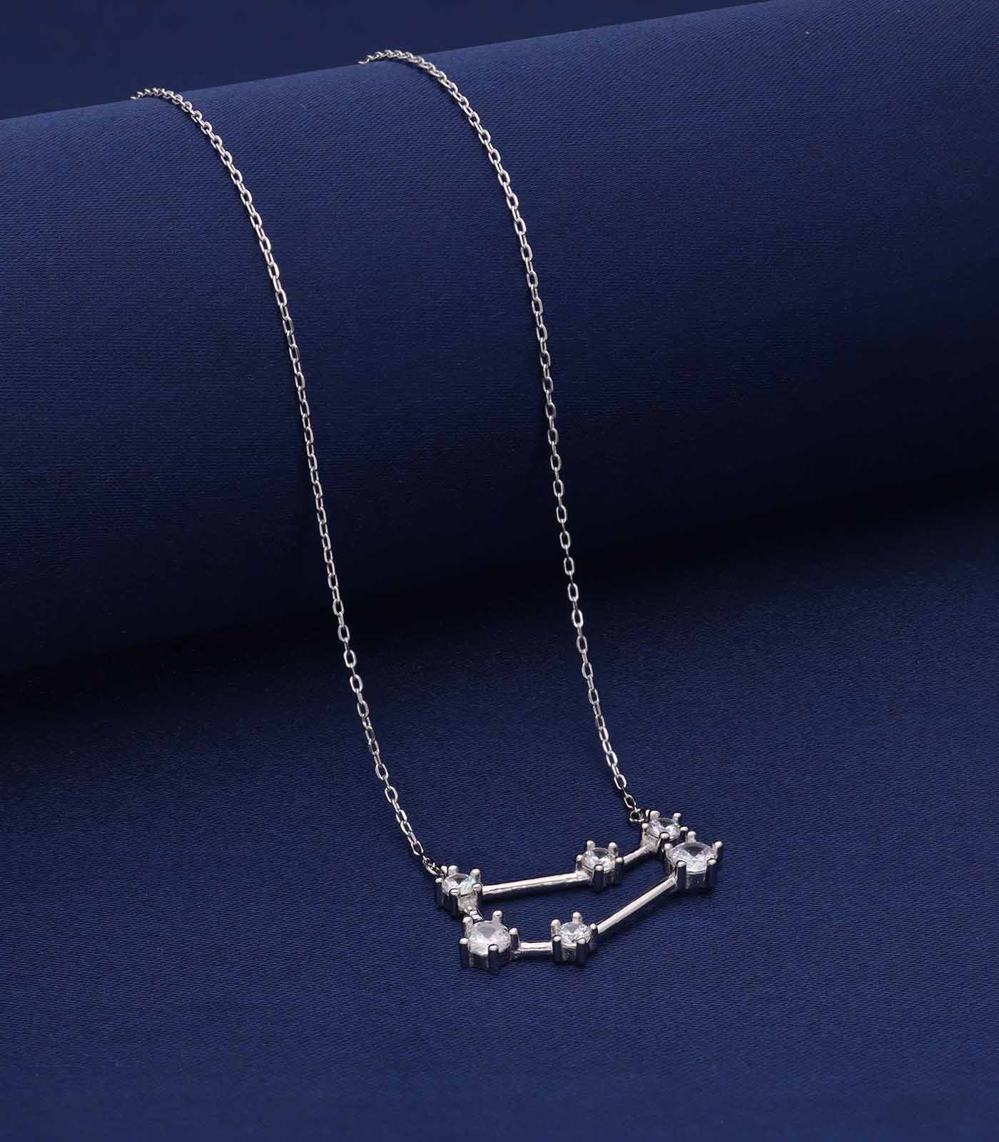 Silver Zodiac Necklace(Silver)