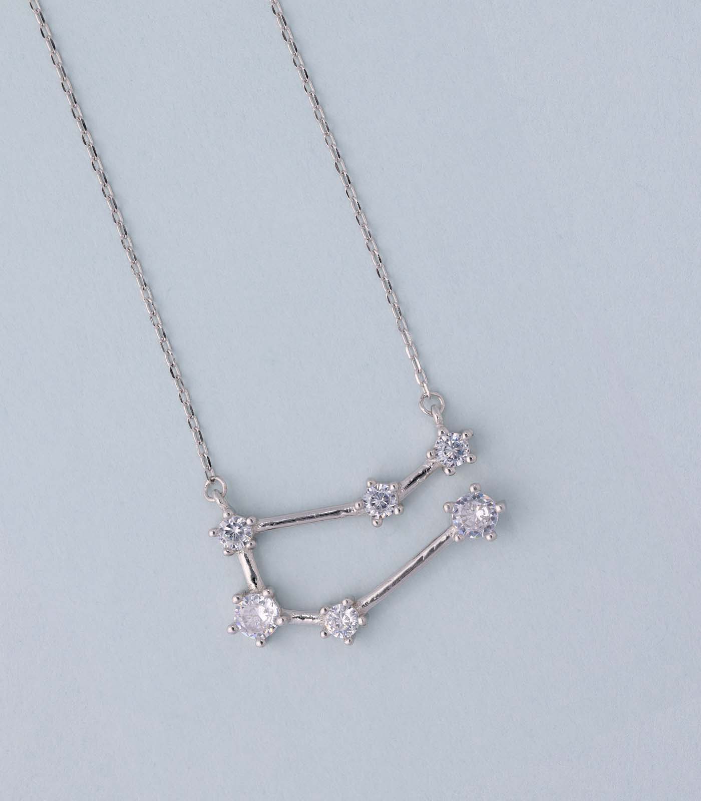 Silver Zodiac Necklace(Silver)