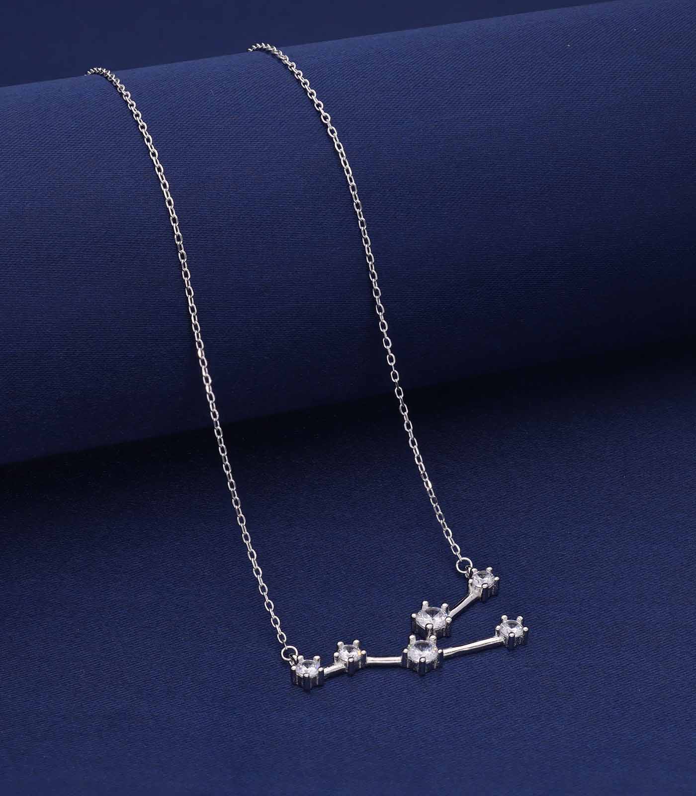 Silver Zodiac Necklace(Silver)