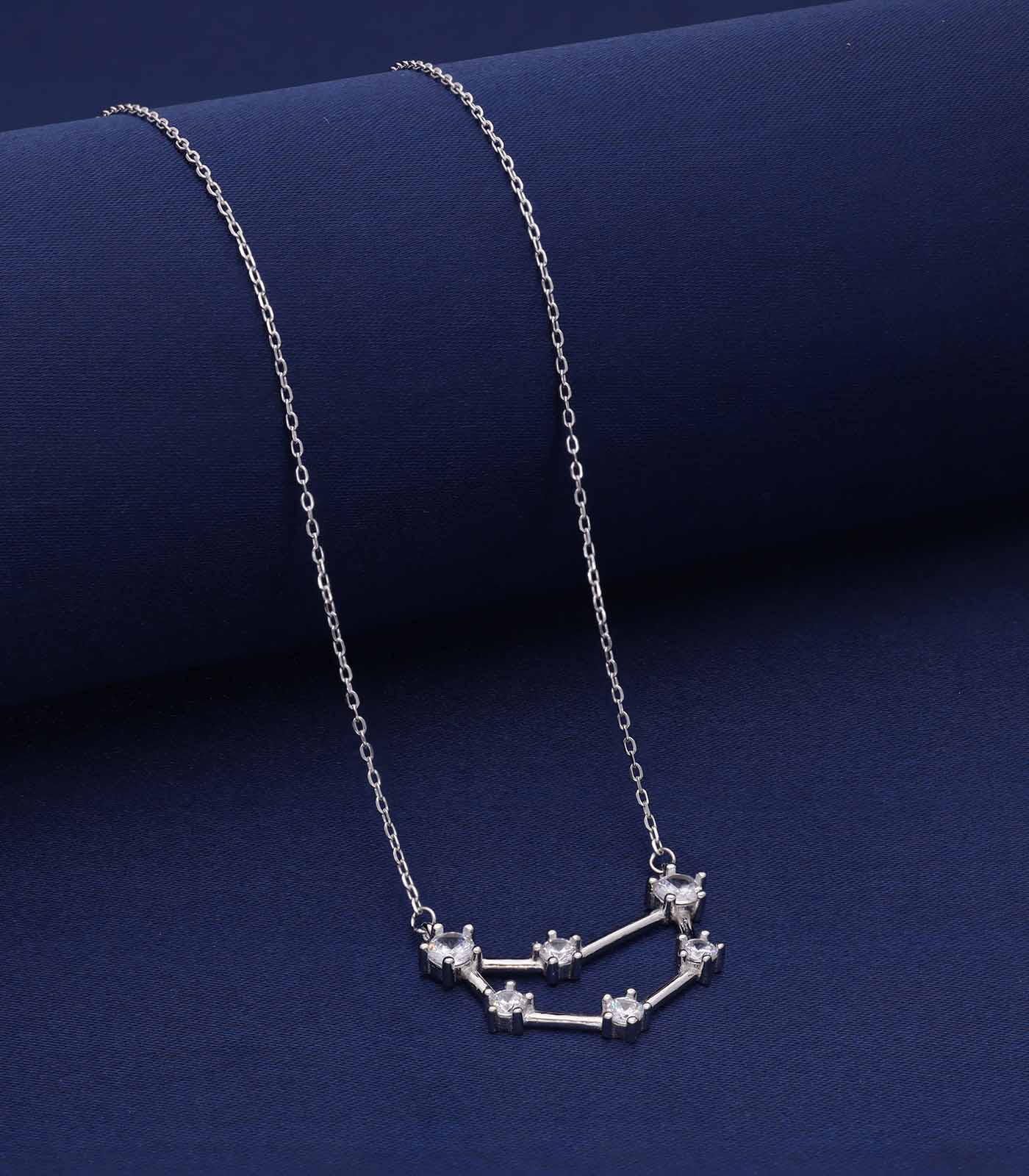 Silver Zodiac Necklace(Silver)