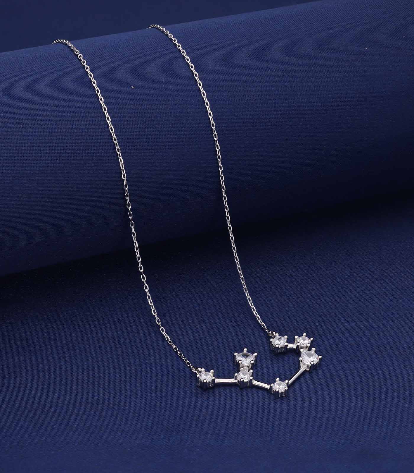 Silver Zodiac Necklace(Silver)