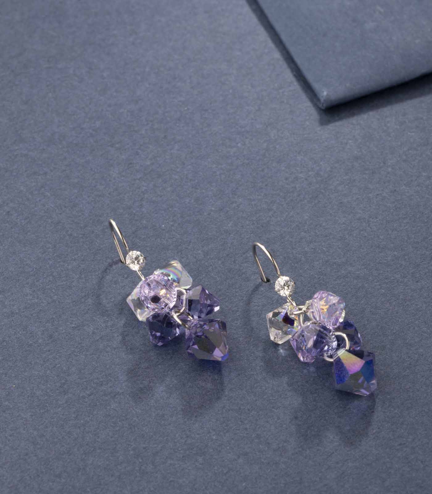 Soft Metallic Earrings (Silver)