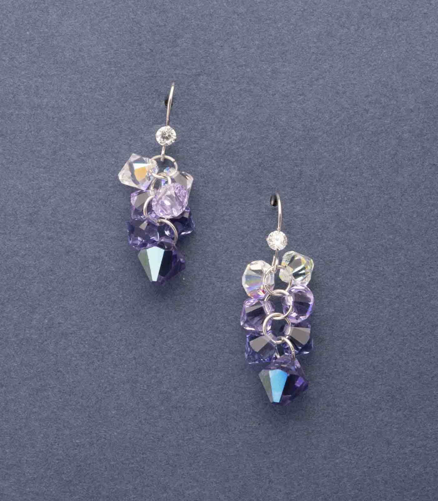 Soft Metallic Earrings (Silver)